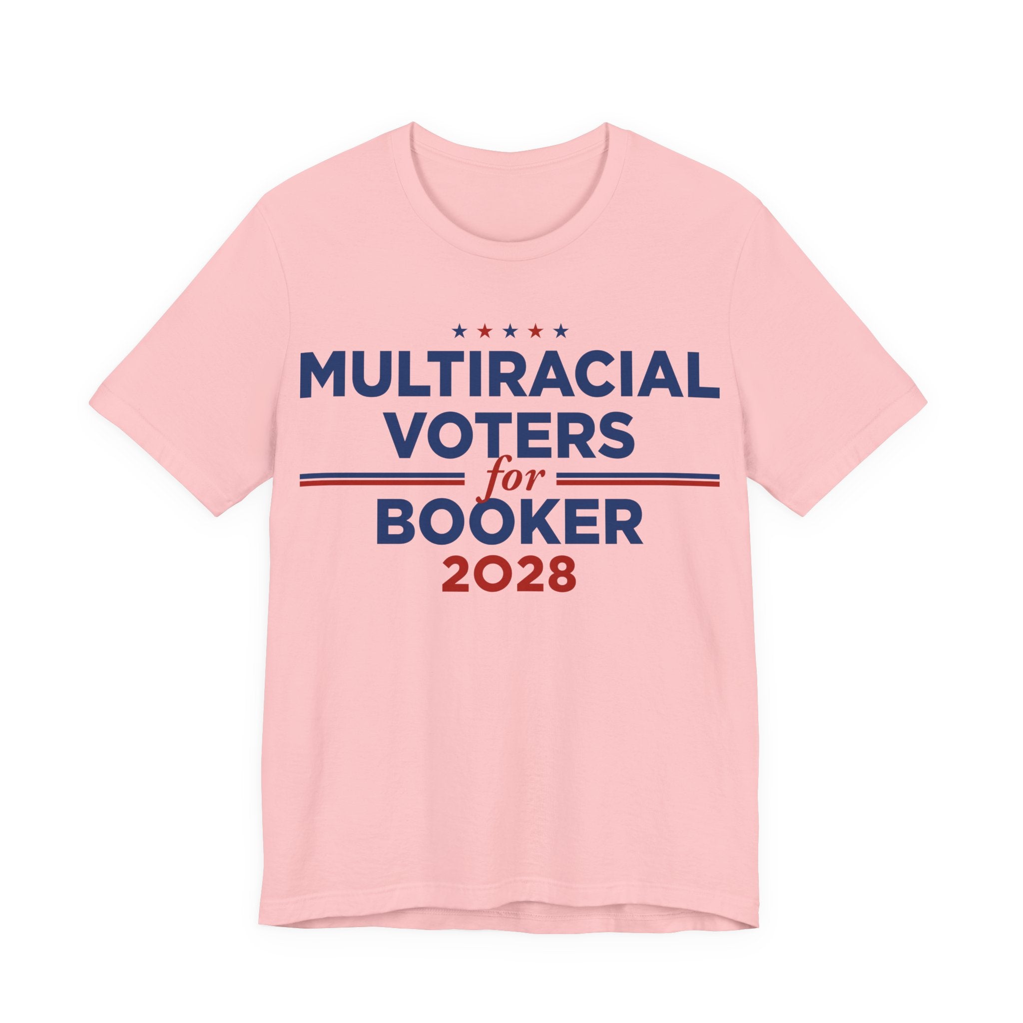 Multiracial Voters for Cory Booker for President Campaign T-Shirt 2028