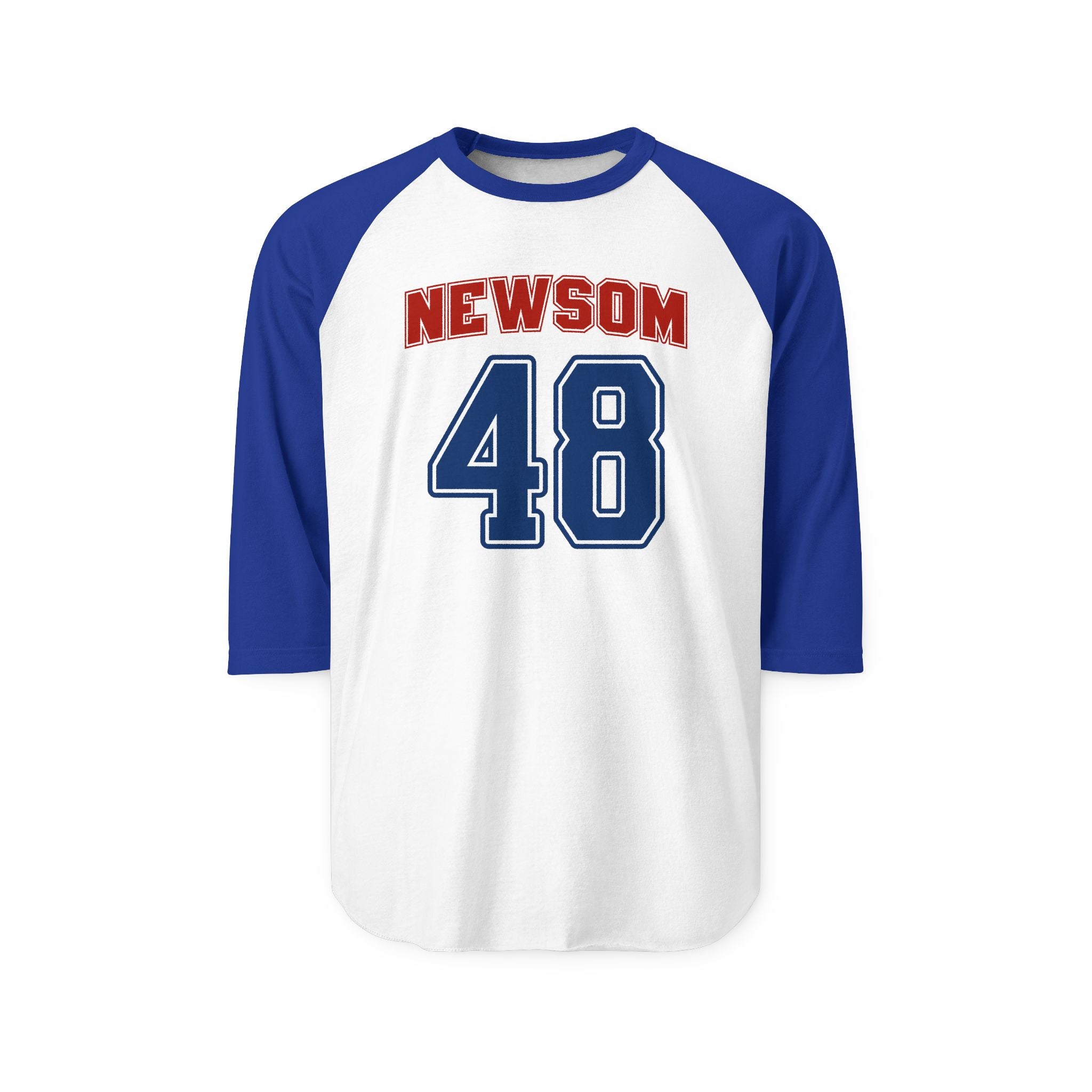 Team Gavin Newsom - 48th President Vintage Varsity Baseball T-Shirt