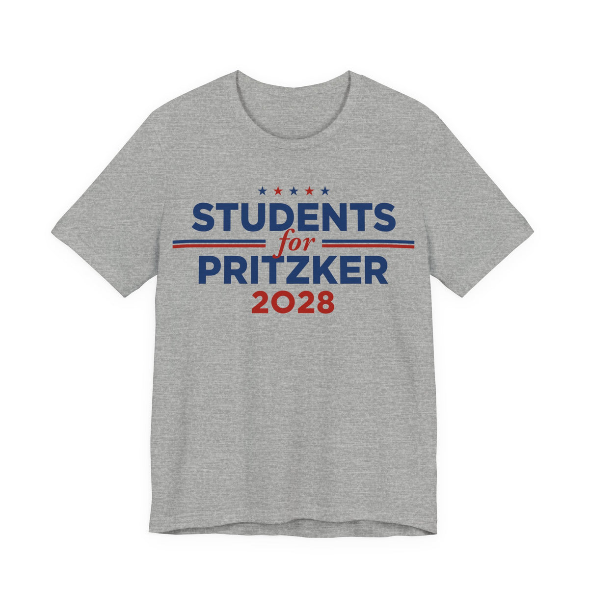 Students for J.B. Pritzker for President Campaign T-Shirt 2028