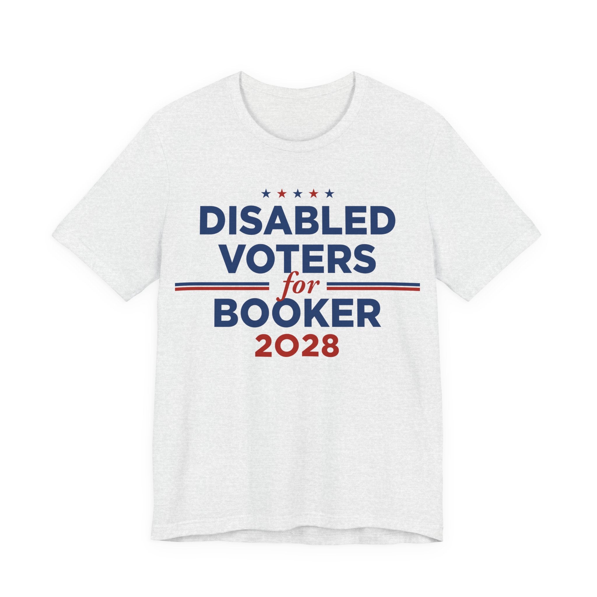 Disabled Voters for Cory Booker for President Campaign T-Shirt 2028