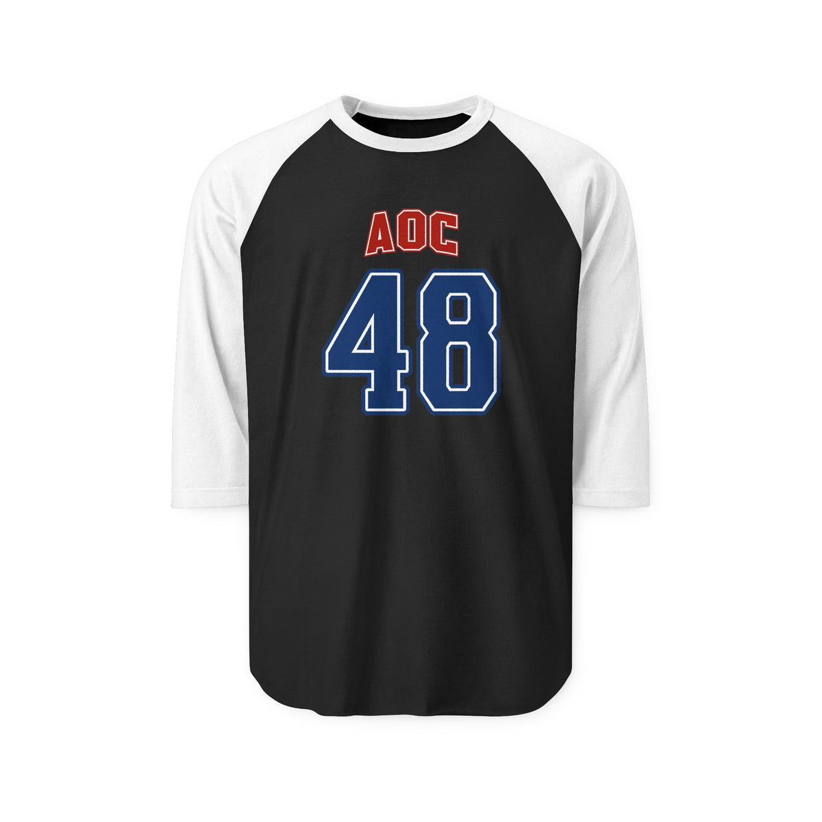 Team AOC - 48th President Vintage Varsity Baseball T-Shirt