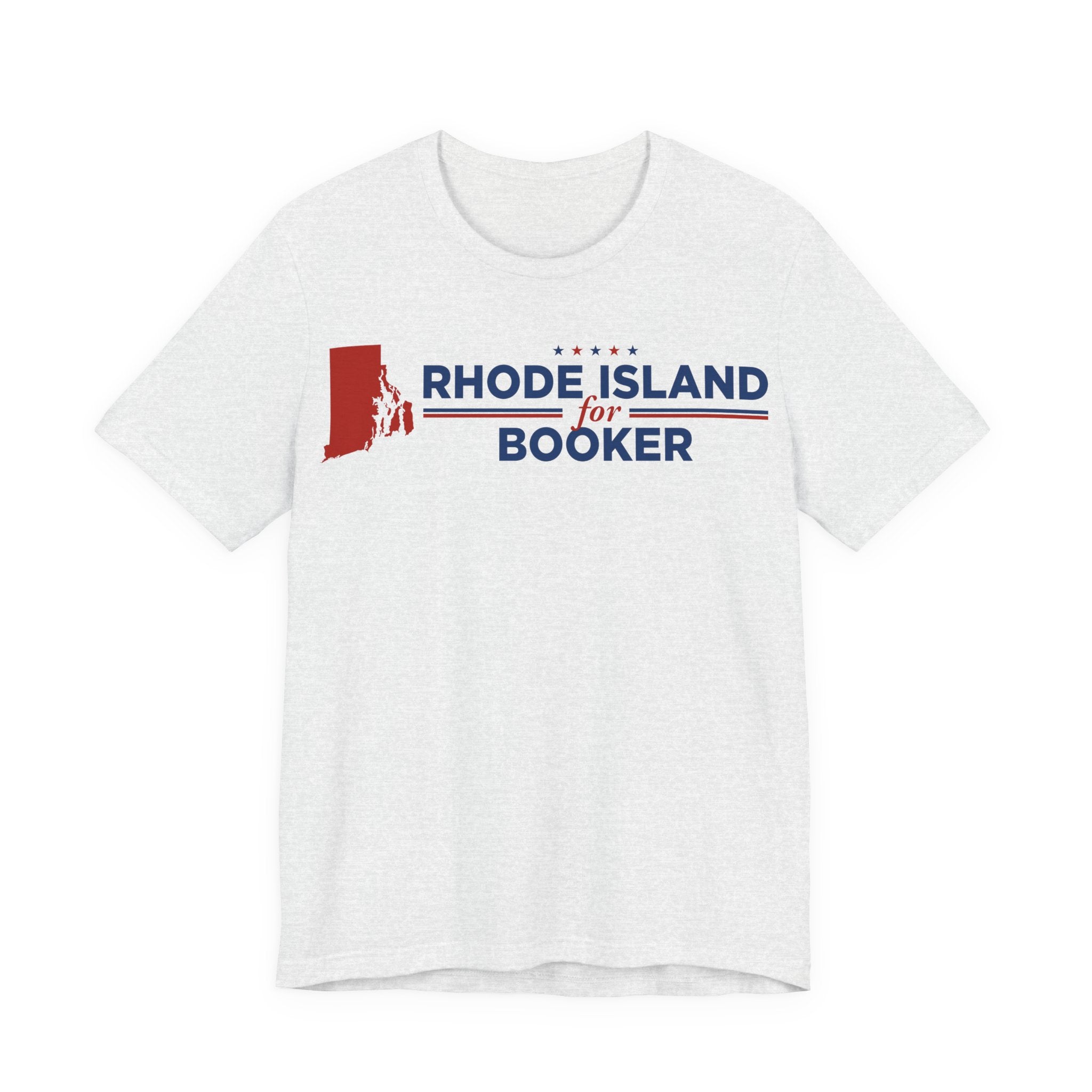 Rhode Island for Cory Booker for President Campaign T-Shirt 2028