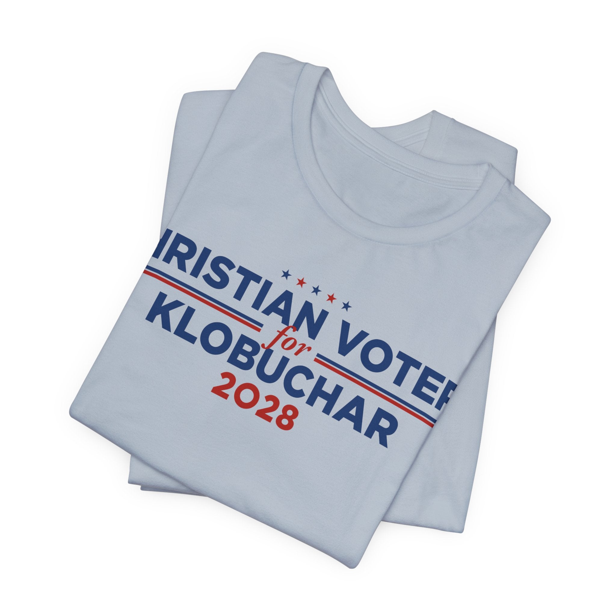 Christian Voters for Amy Klobuchar for President Campaign T-Shirt 2028