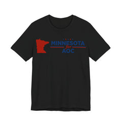 Minnesota for AOC for President Campaign T-Shirt 2028