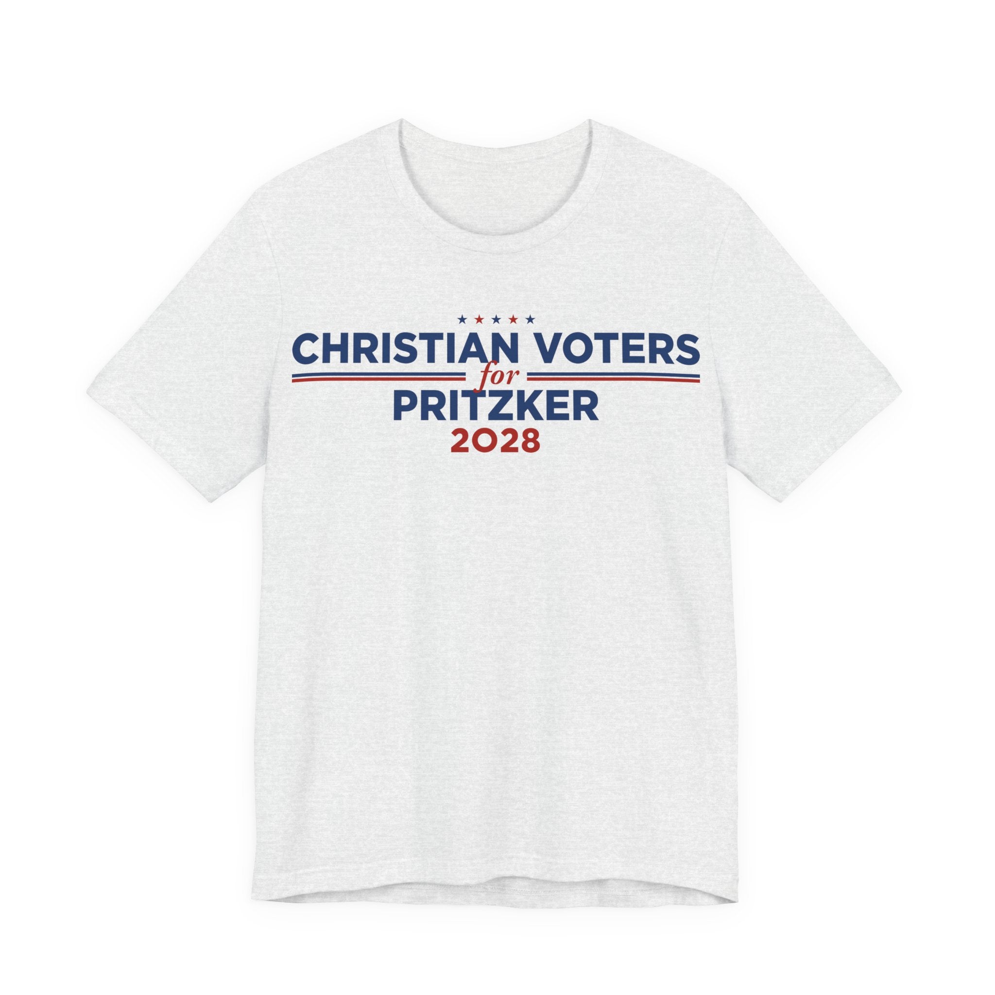 Christian Voters for J.B. Pritzker for President Campaign T-Shirt 2028
