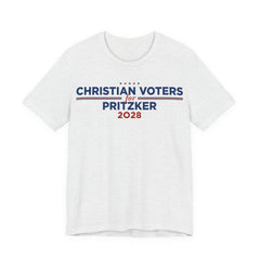 Christian Voters for J.B. Pritzker for President Campaign T-Shirt 2028