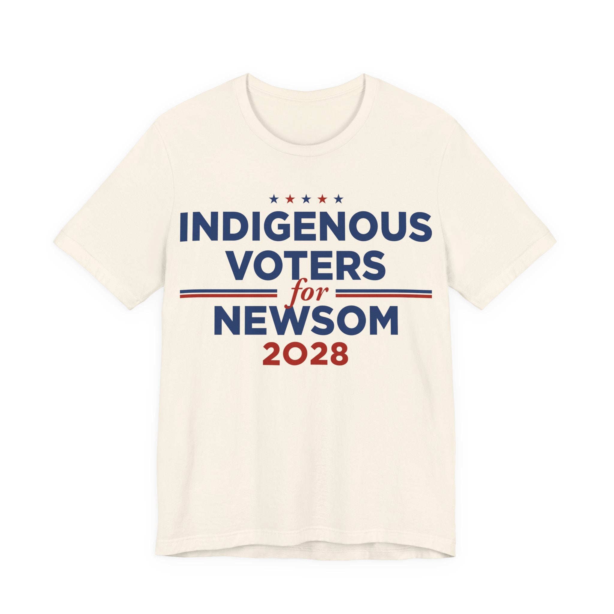 Indigenous Voters / Native Americans for Gavin Newsom for President Campaign T-Shirt 2028