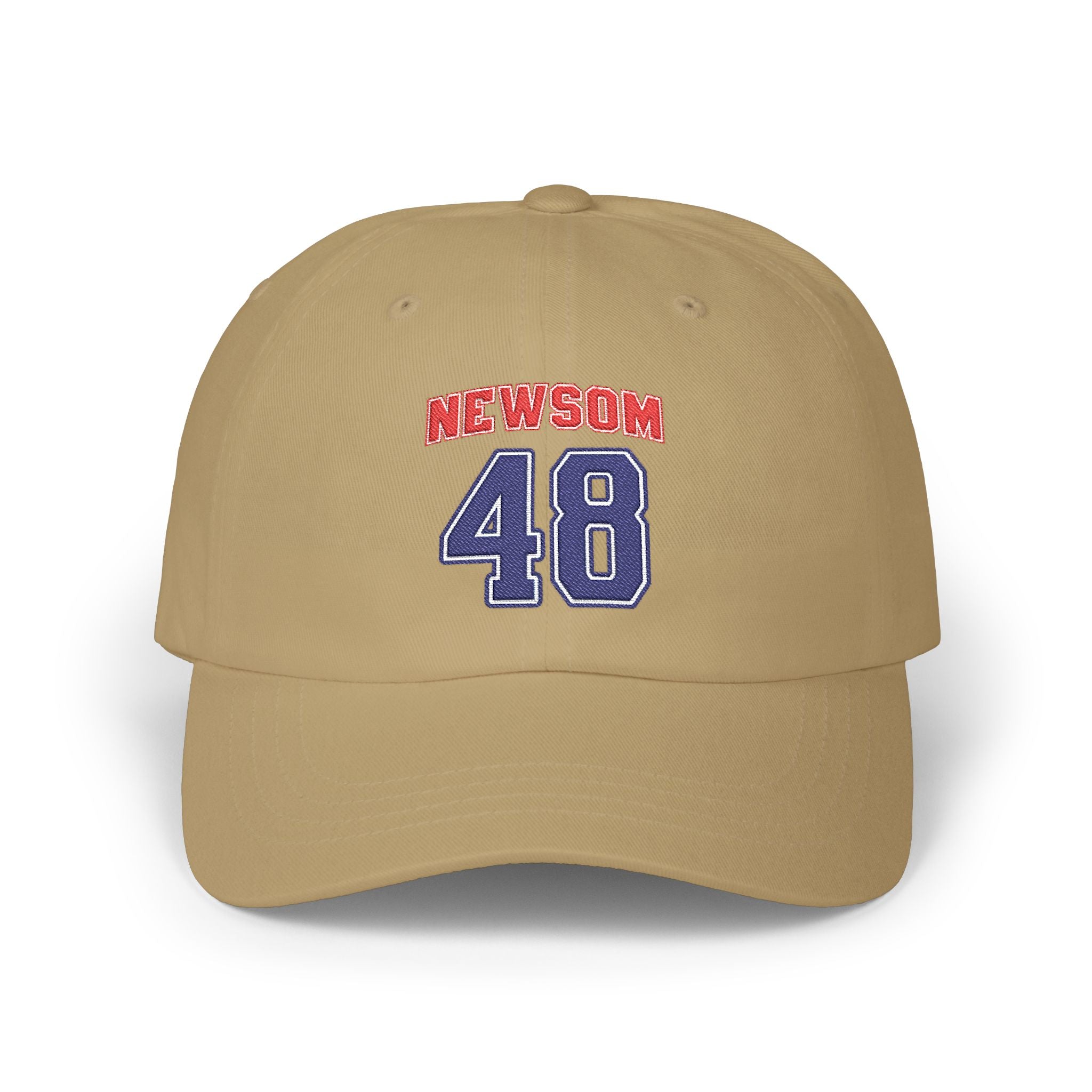 Team Newsom for 48th President Embroidered Vintage Dad Hat