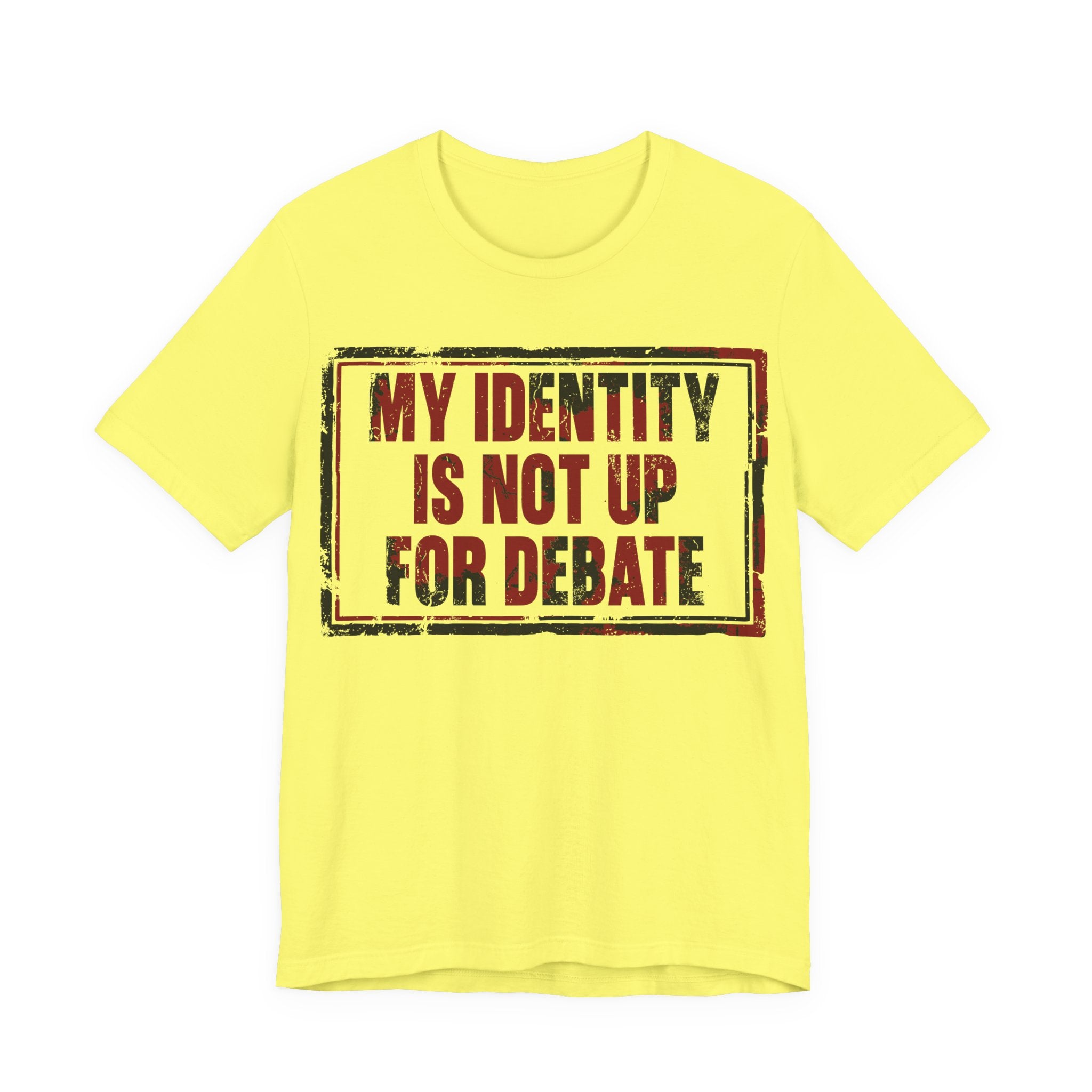 My Identity is Not Up for Debate T-Shirt