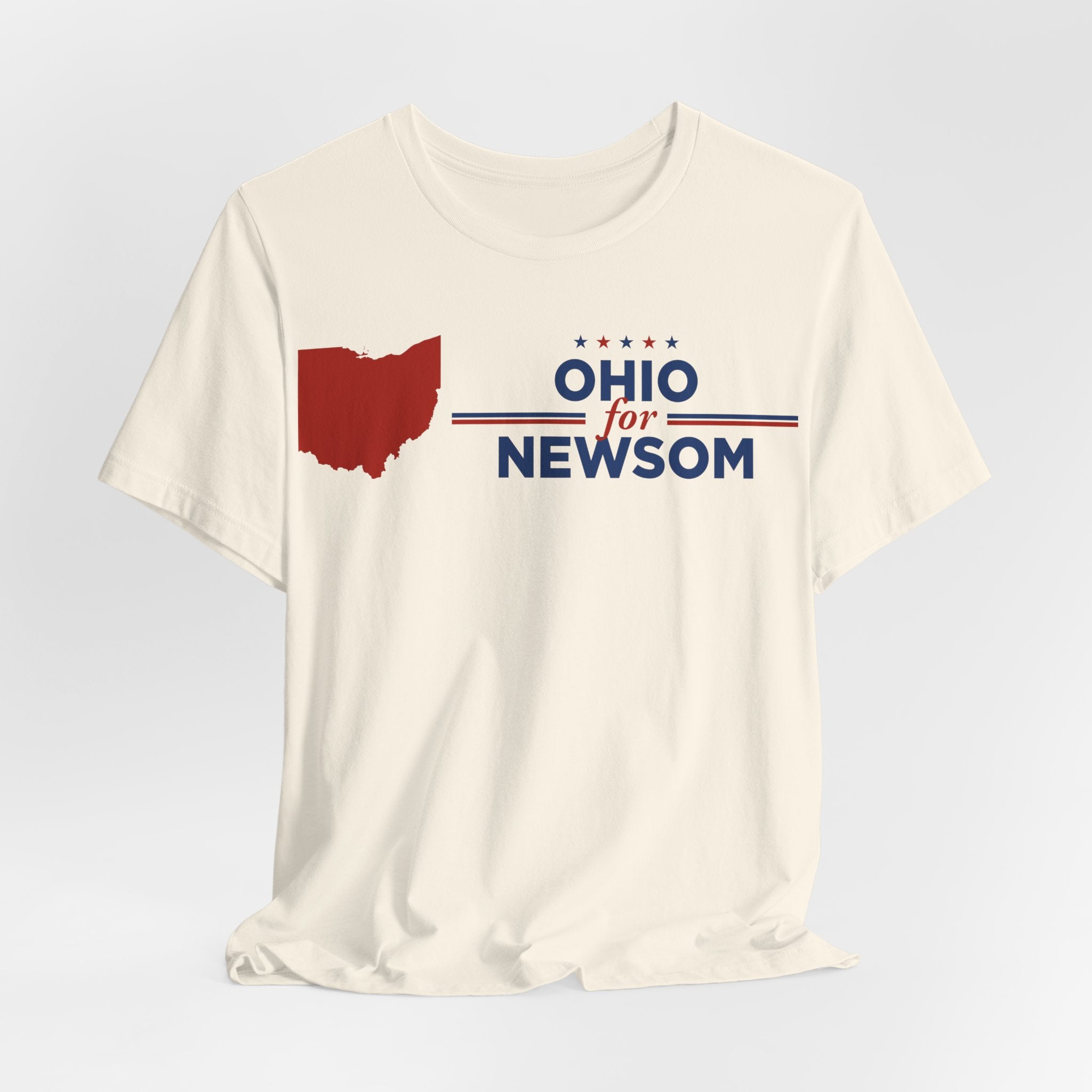Ohio for Gavin Newsom for President Campaign T-Shirt 2028