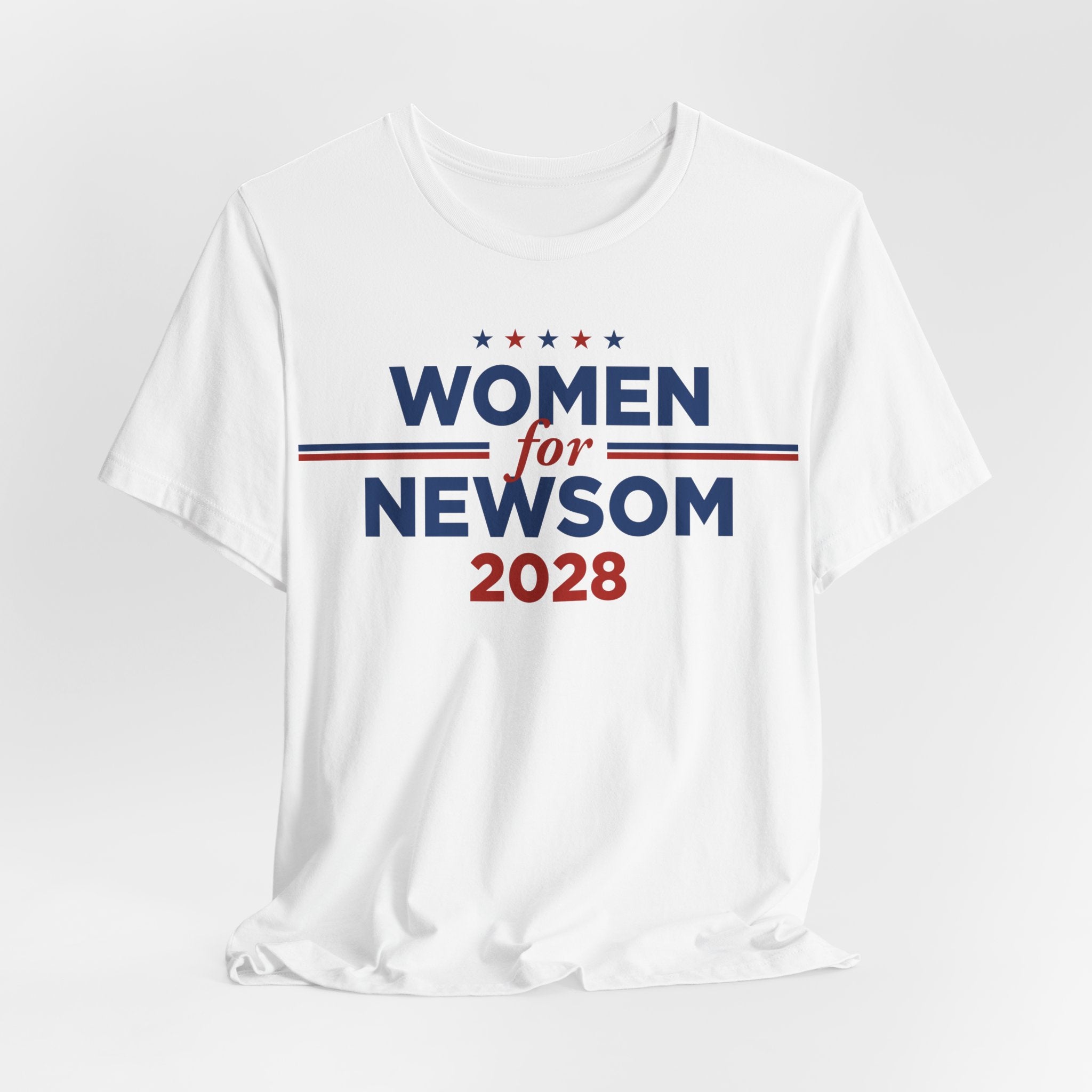 Women for Gavin Newsom for President Campaign T-Shirt 2028