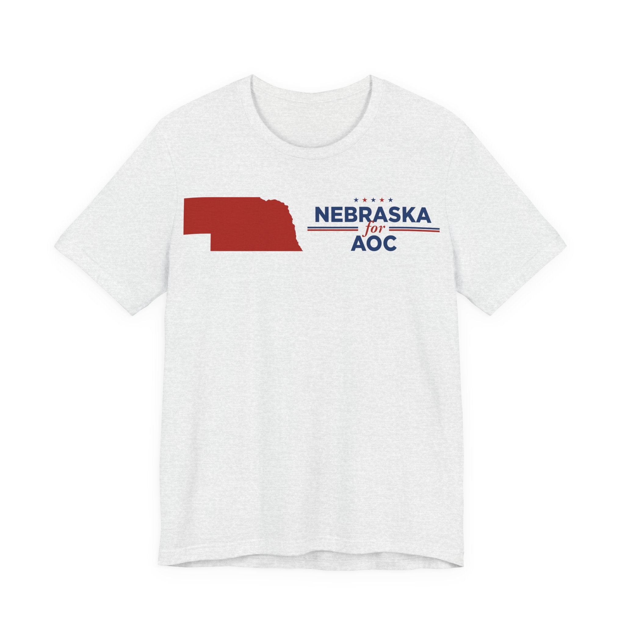 Nebraska for AOC for President Campaign T-Shirt 2028