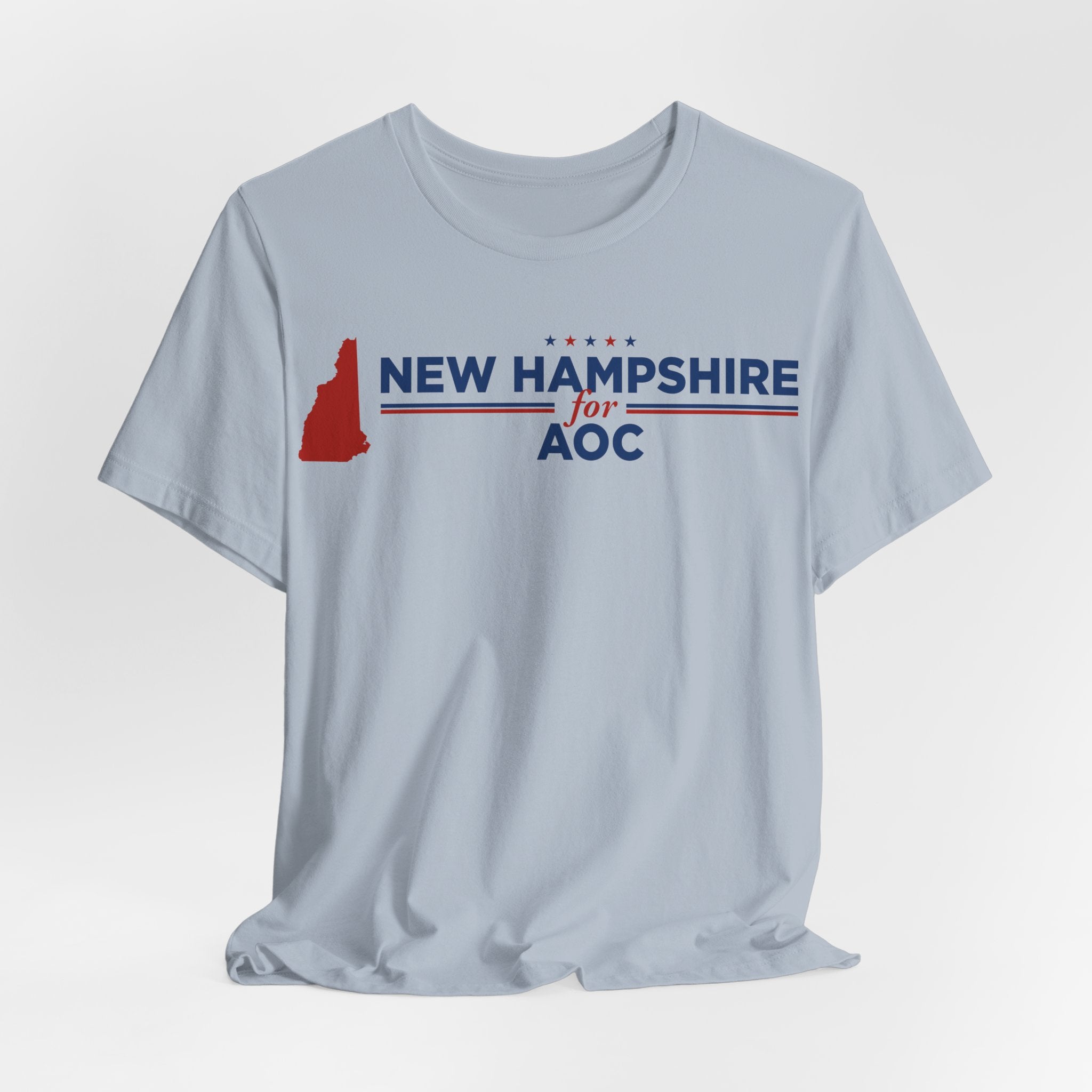 New Hampshire for AOC for President Campaign T-Shirt 2028