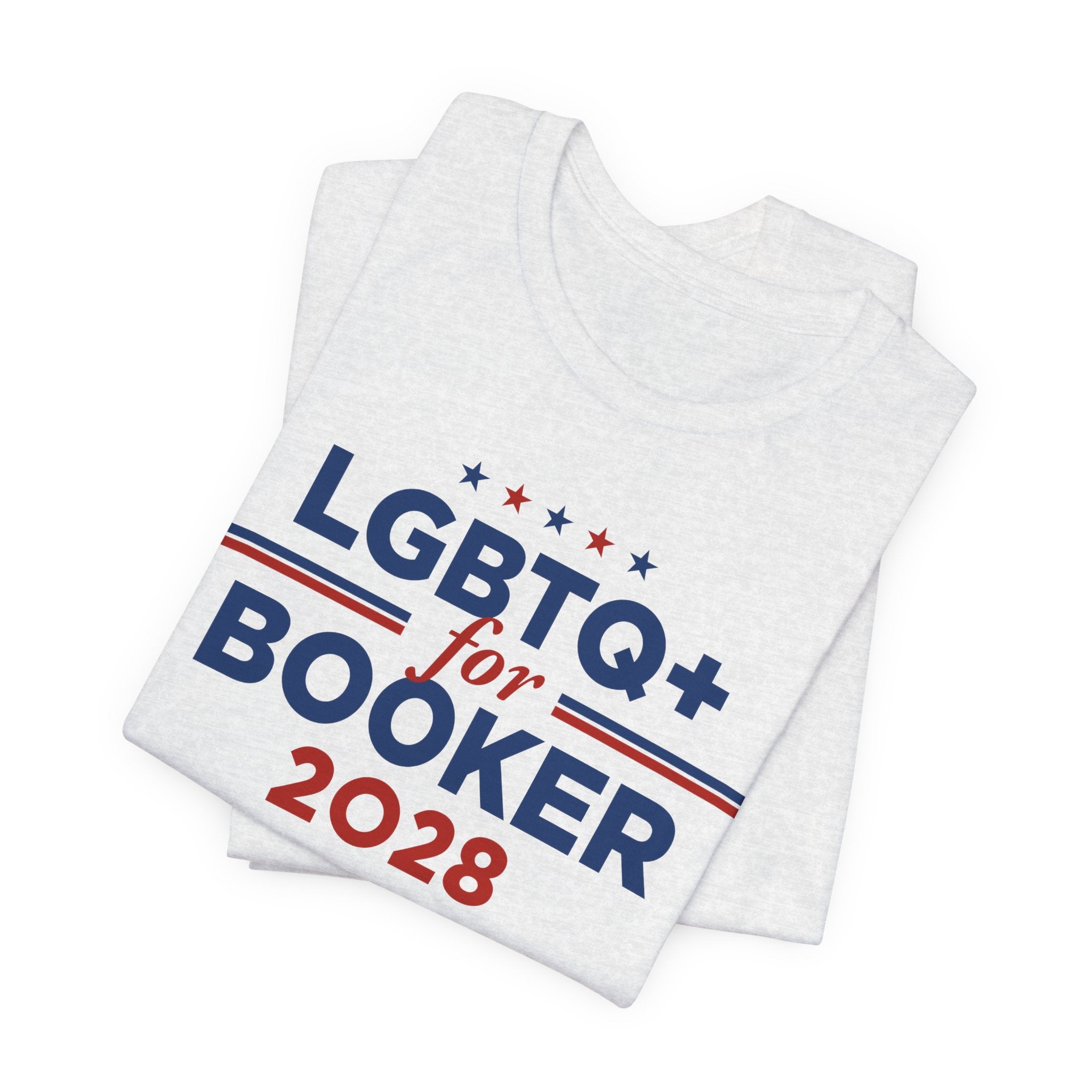 LGBTQ+ for Cory Booker for President Campaign T-Shirt 2028
