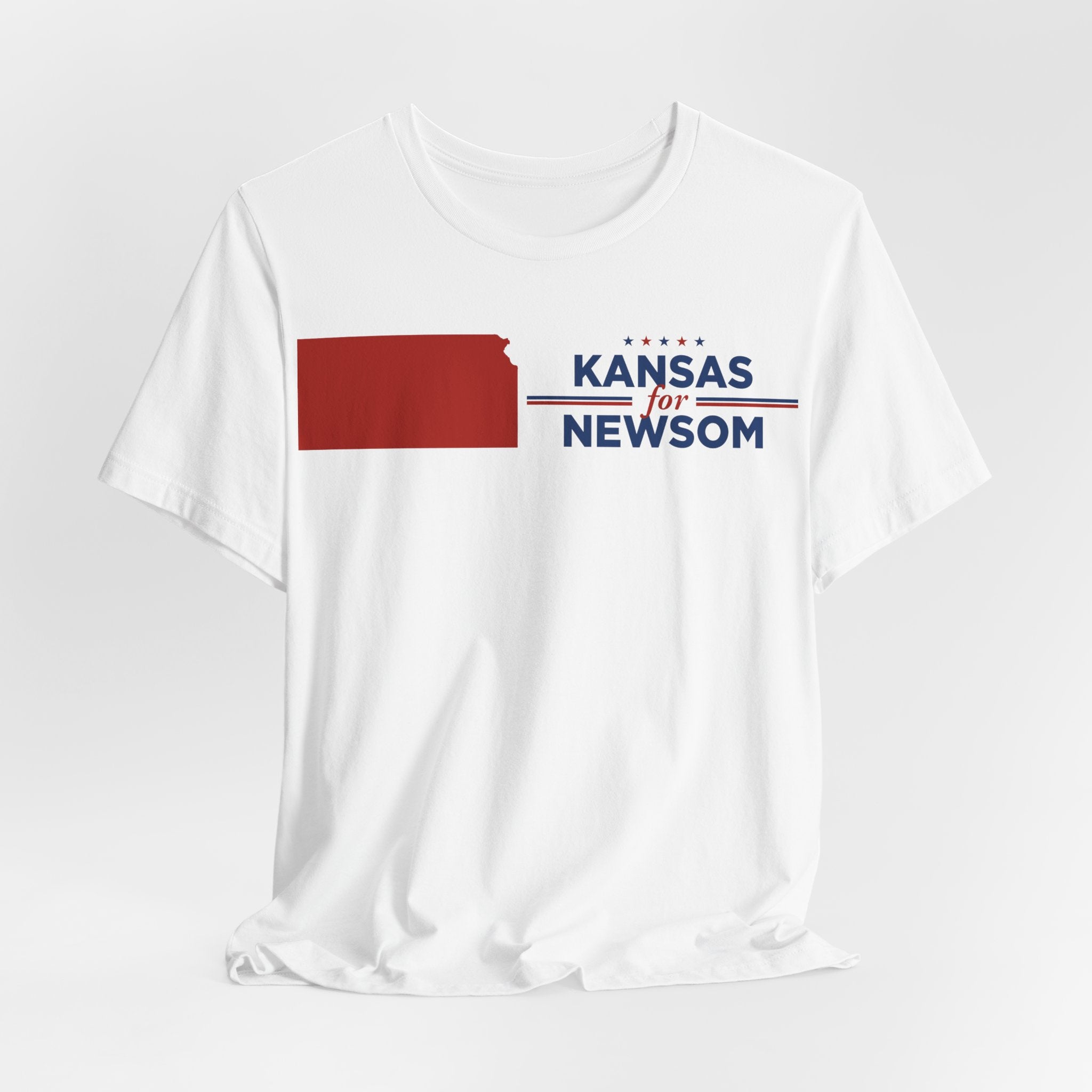 Kansas for Gavin Newsom for President Campaign T-Shirt 2028