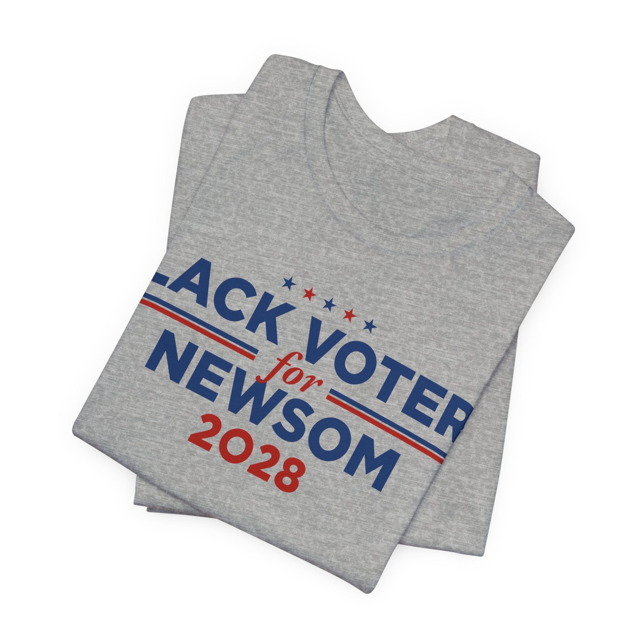 Black Voters for Gavin Newsom Campaign T-Shirt for President 2028