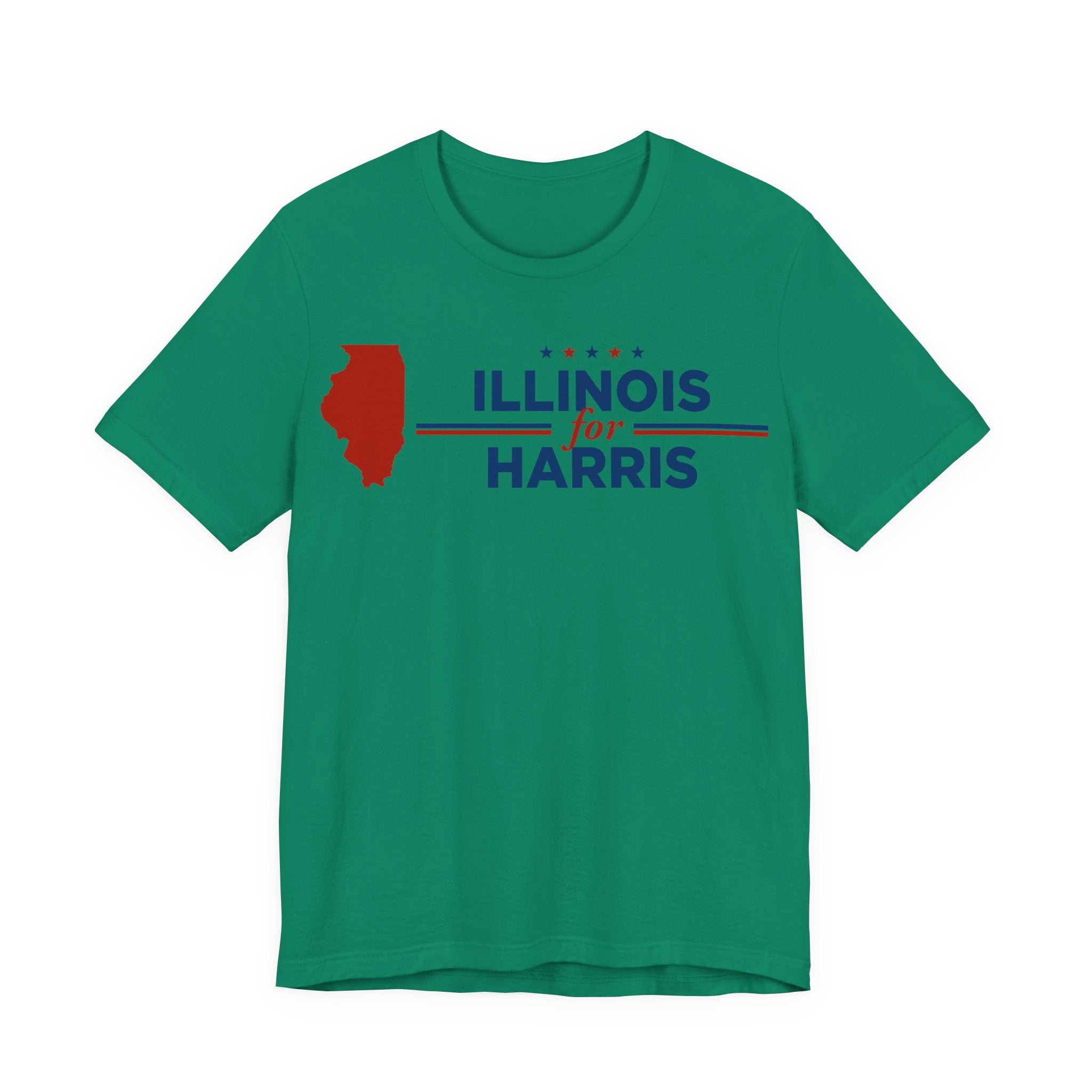 Illinois for Kamala Harris for President Campaign T-Shirt 2028