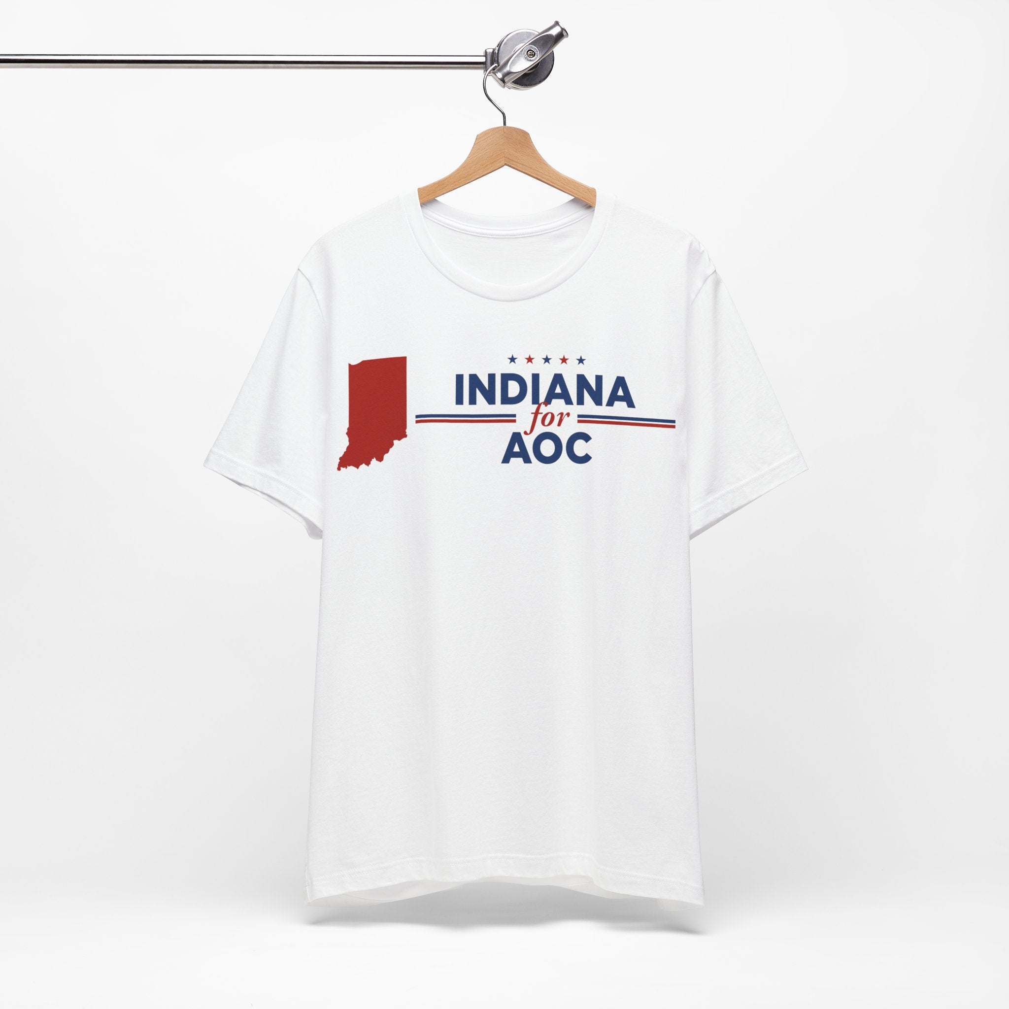 Indiana for AOC for President Campaign T-Shirt 2028