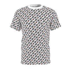 She/Her Pride Pattern T-Shirt | All-Over Print Pronoun Tee