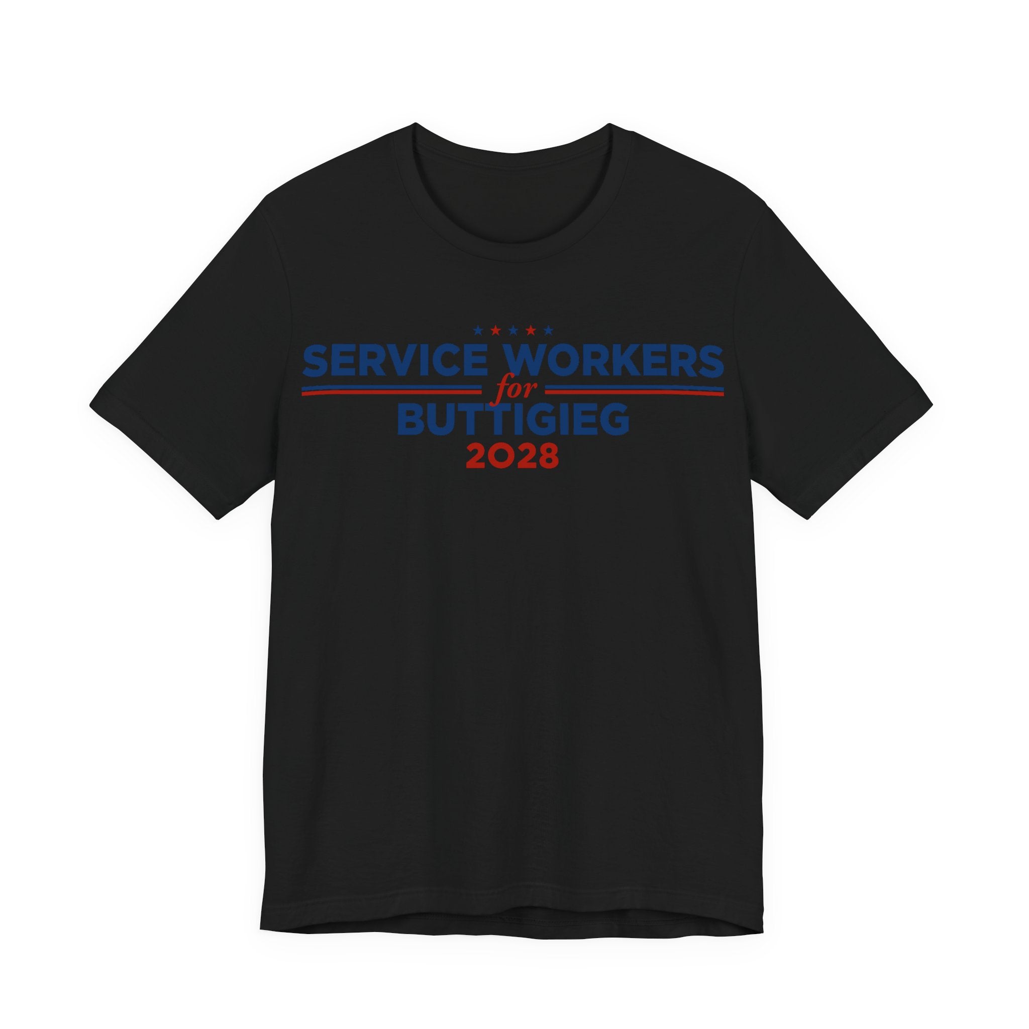 Service Workers for Pete Buttigieg for President Campaign T-Shirt 2028
