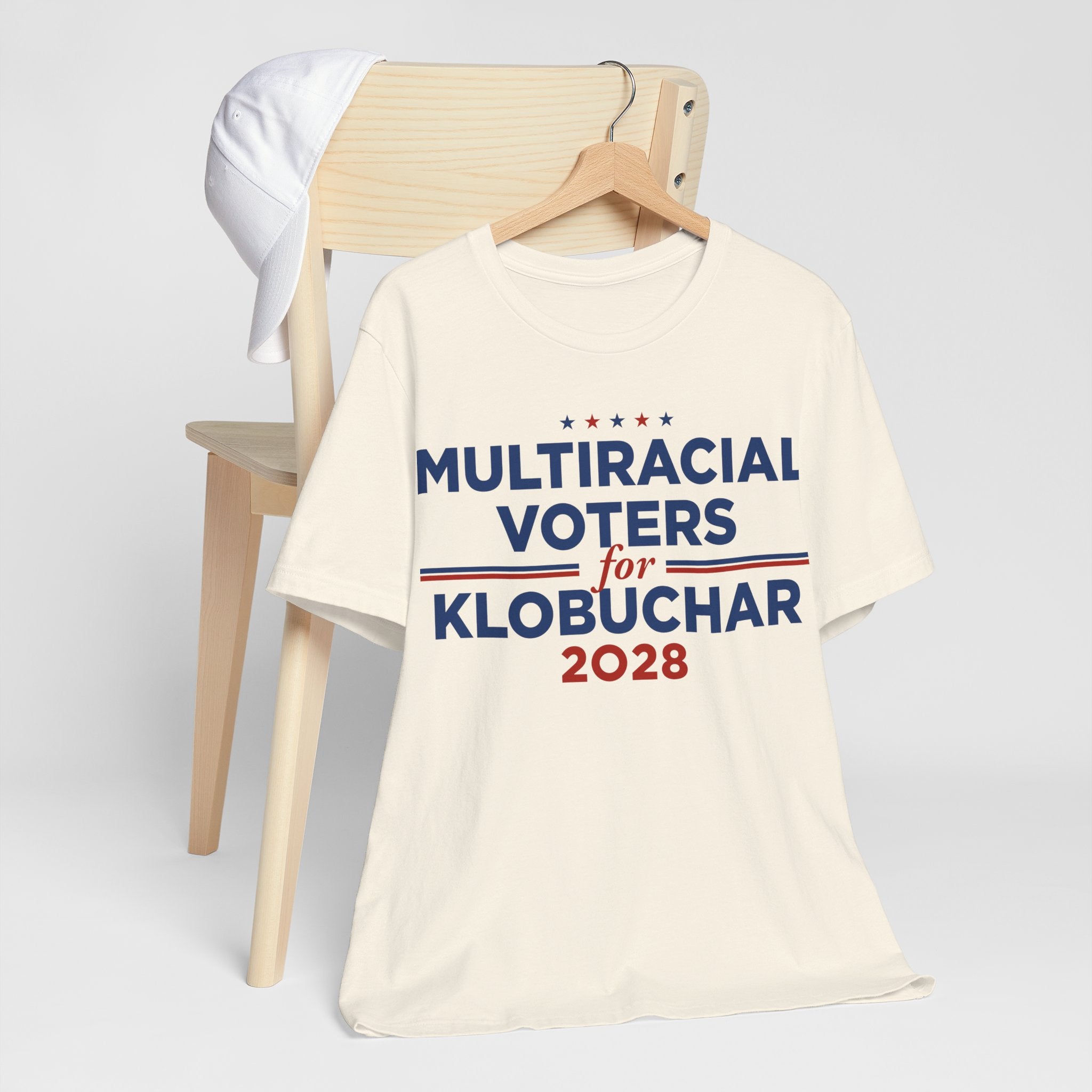 Multiracial Voters for Amy Klobuchar for President Campaign T-Shirt 2028