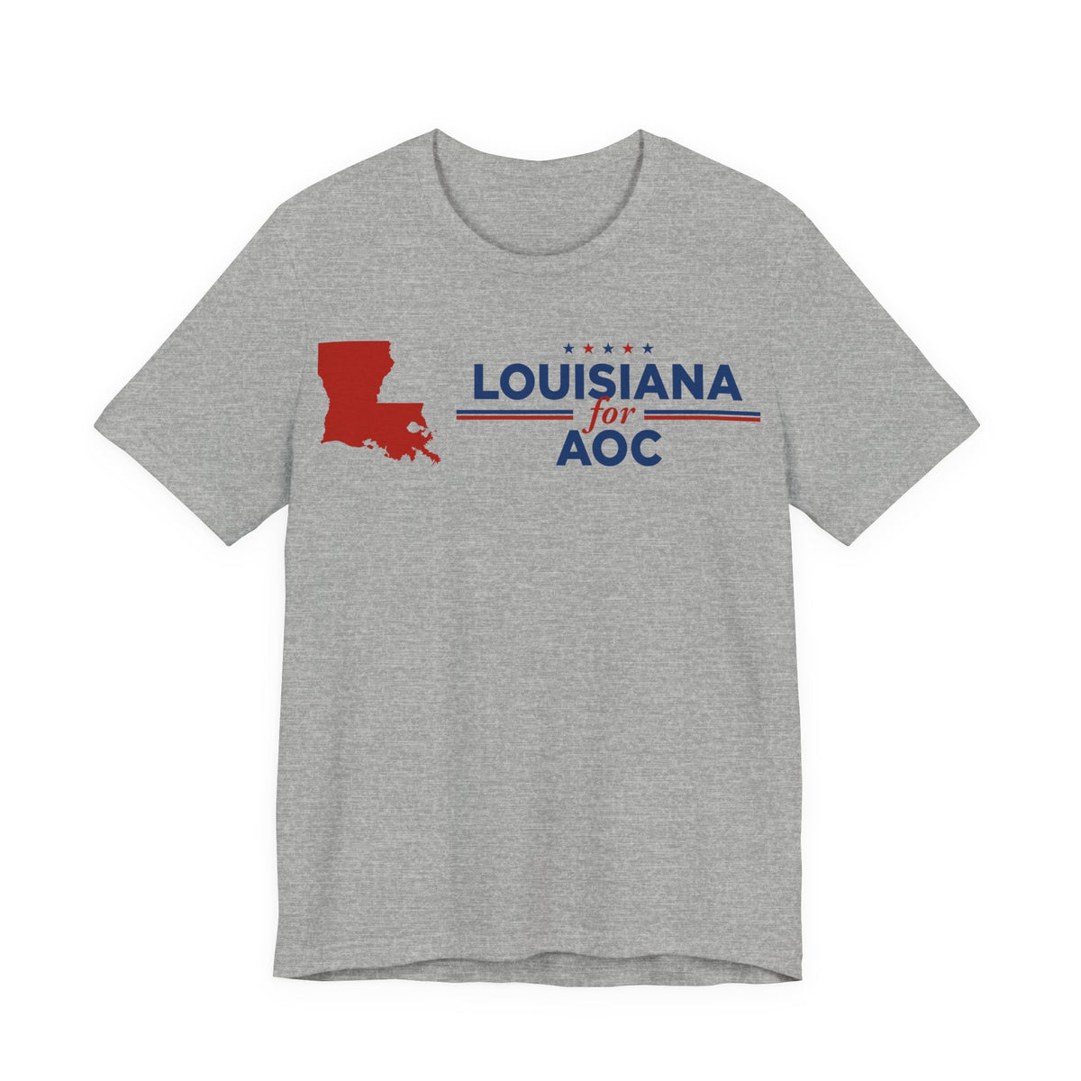 Louisiana for AOC for President Campaign T-Shirt 2028