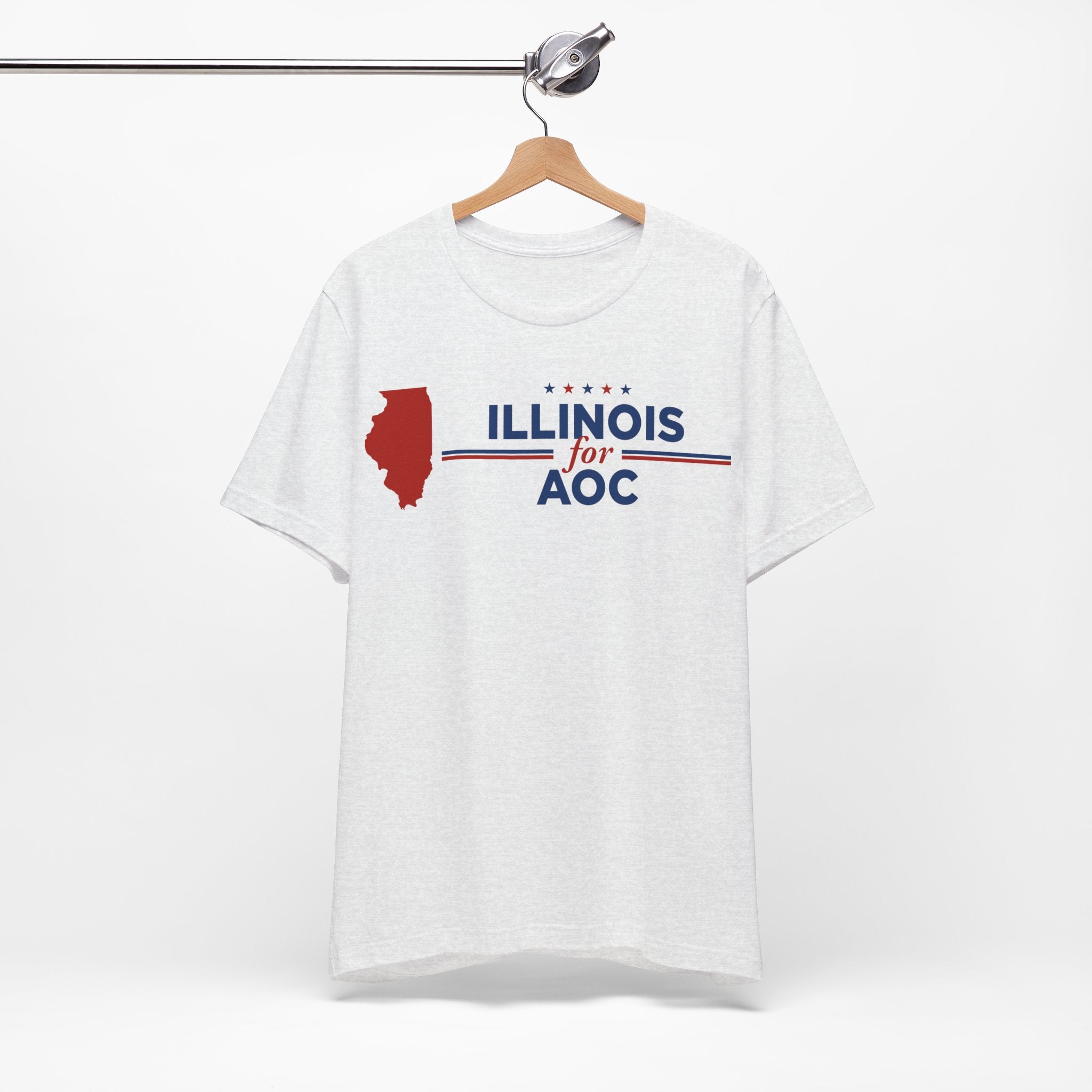 Illinois for AOC for President Campaign T-Shirt 2028