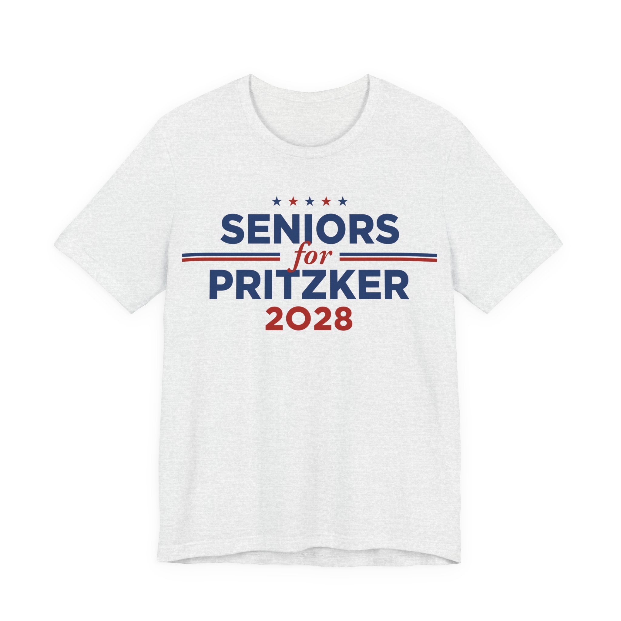 Seniors for J.B. Pritzker for President Campaign T-Shirt 2028