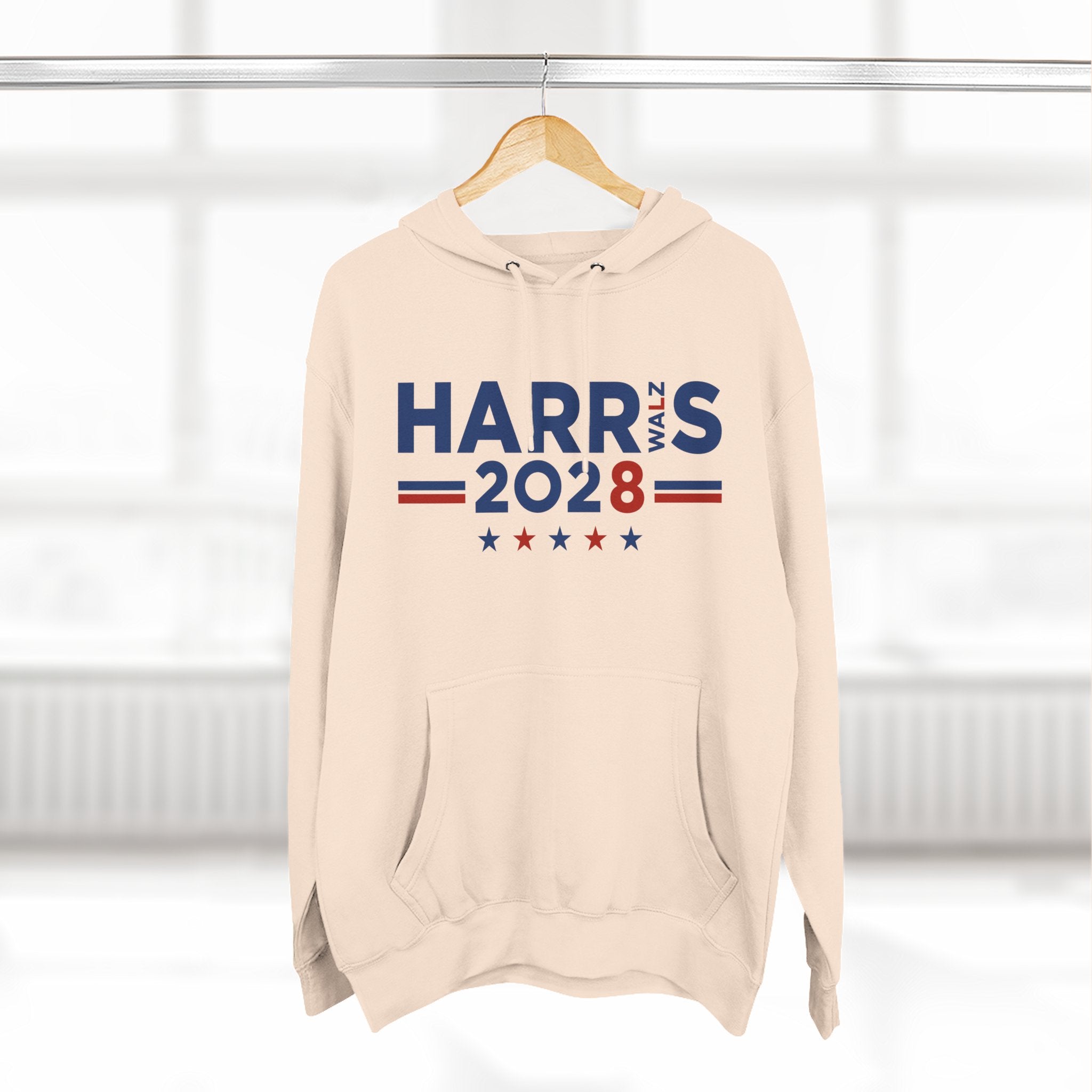 Premium Kamala Harris Tim Walz 2028 Pullover Hoodie