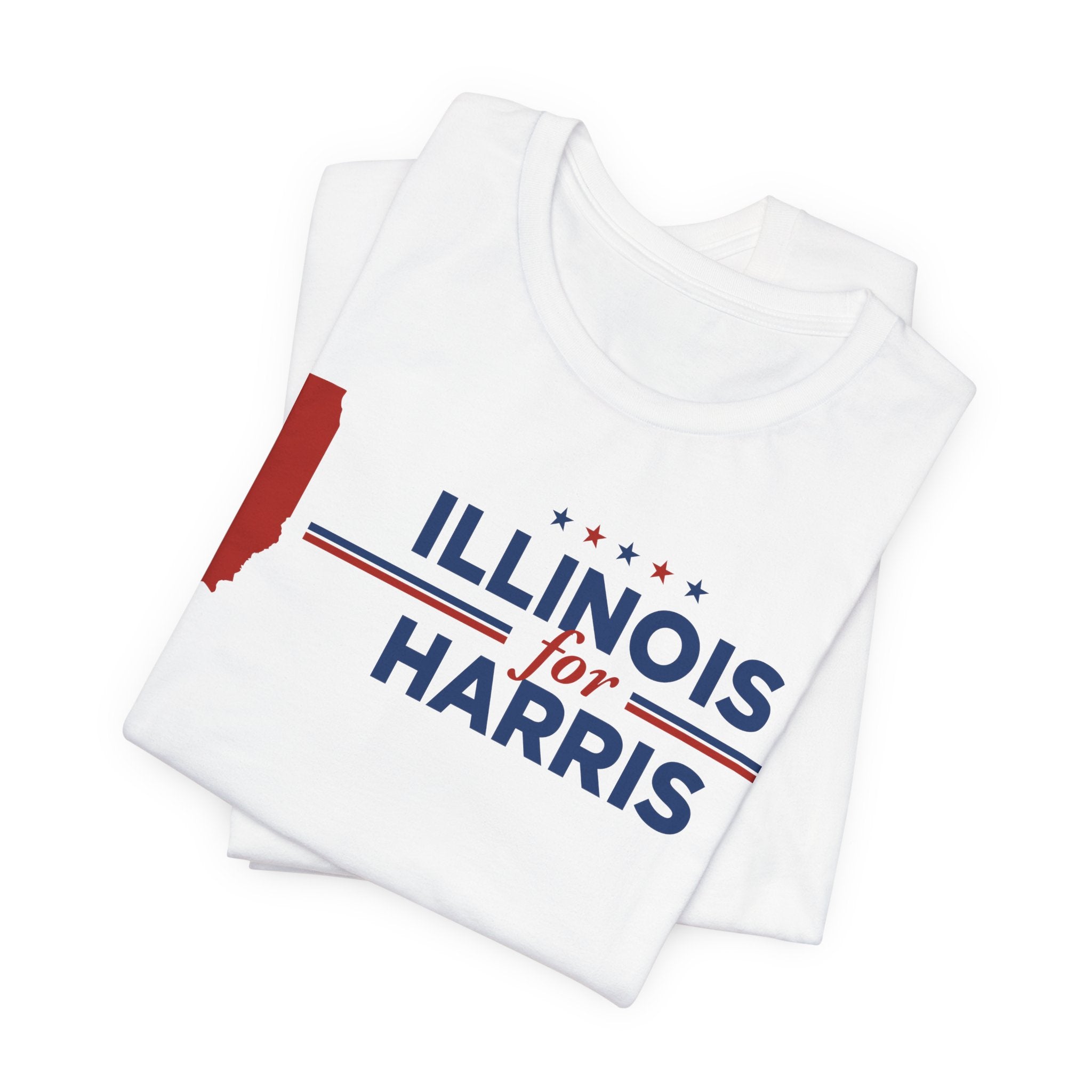 Illinois for Kamala Harris for President Campaign T-Shirt 2028