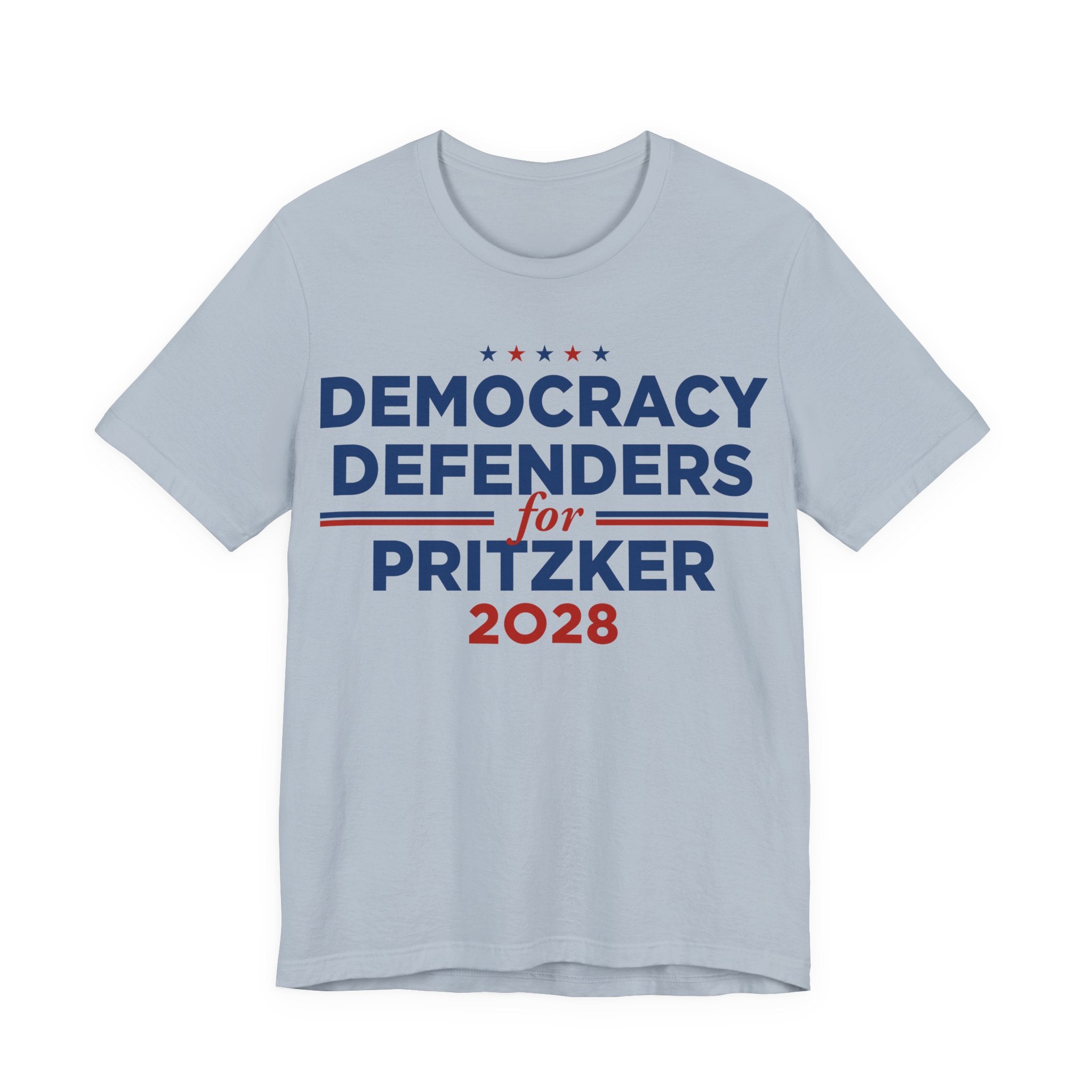 Democracy Defenders for J.B. Pritzker for President Campaign T-Shirt 2028