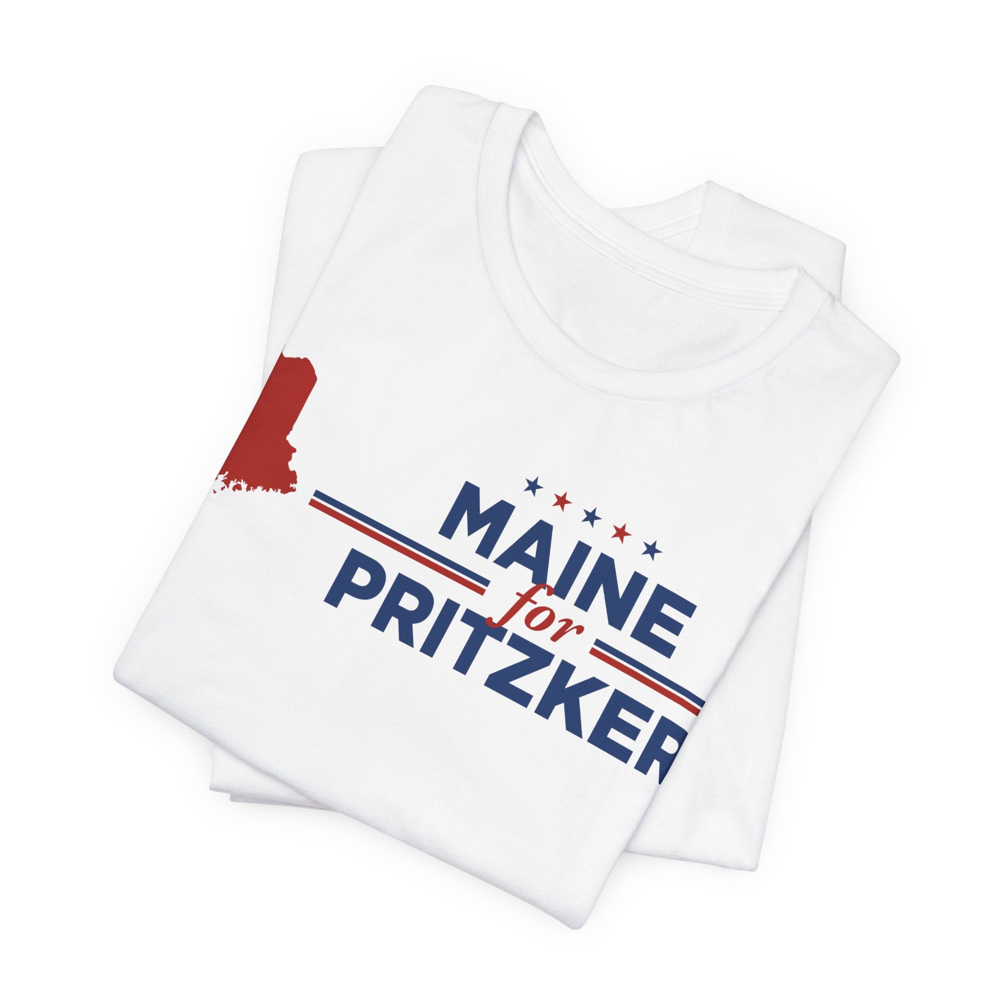 Maine for J.B. Pritzker for President Campaign T-Shirt 2028