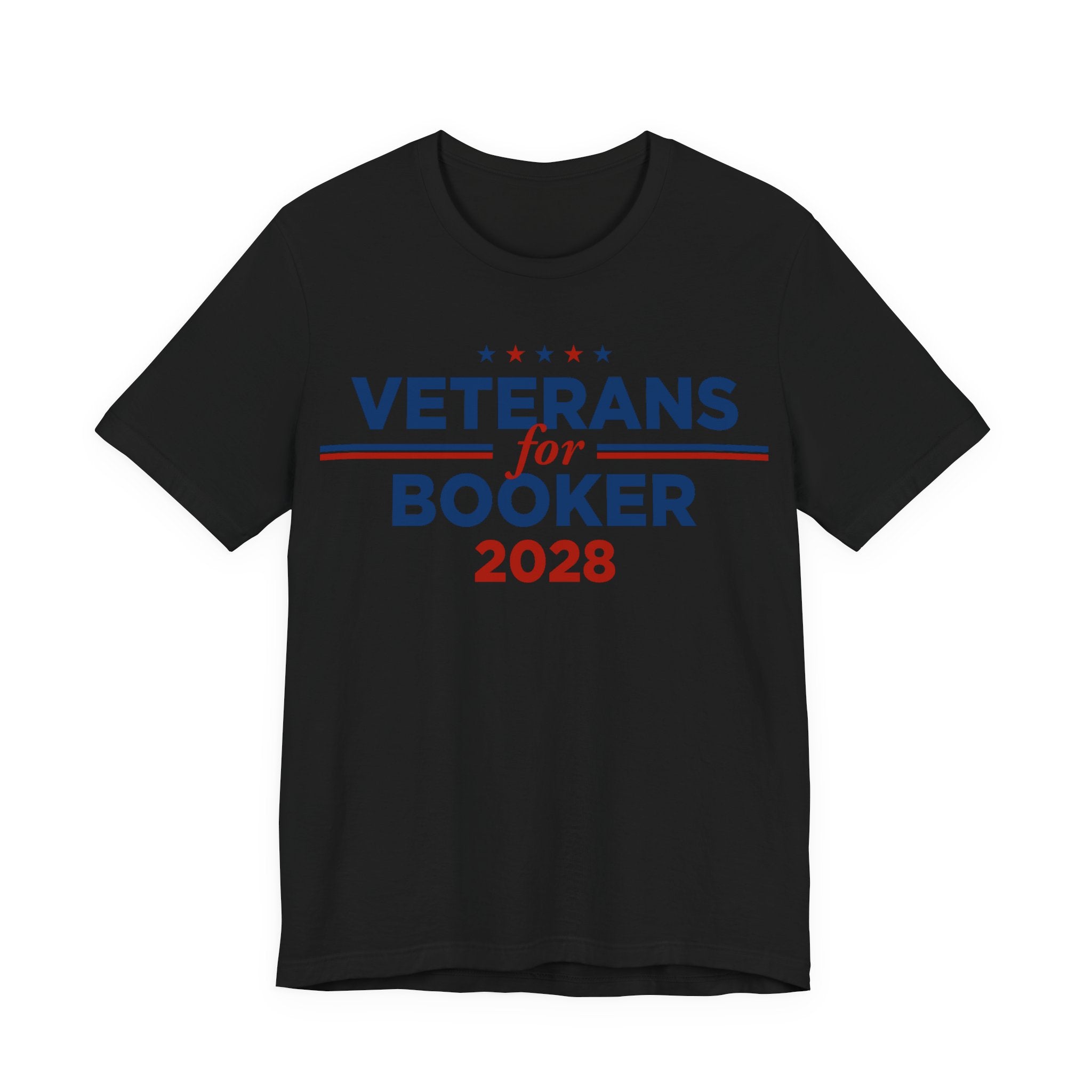 Veterans for Cory Booker for President Campaign T-Shirt 2028