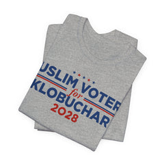Muslim Voters for Amy Klobuchar for President Campaign T-Shirt 2028