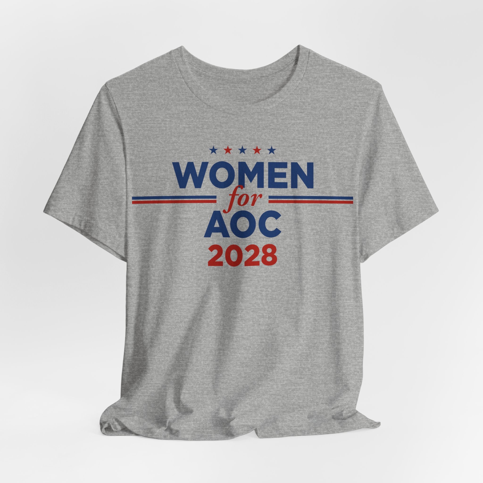 Women for AOC for President Campaign T-Shirt 2028