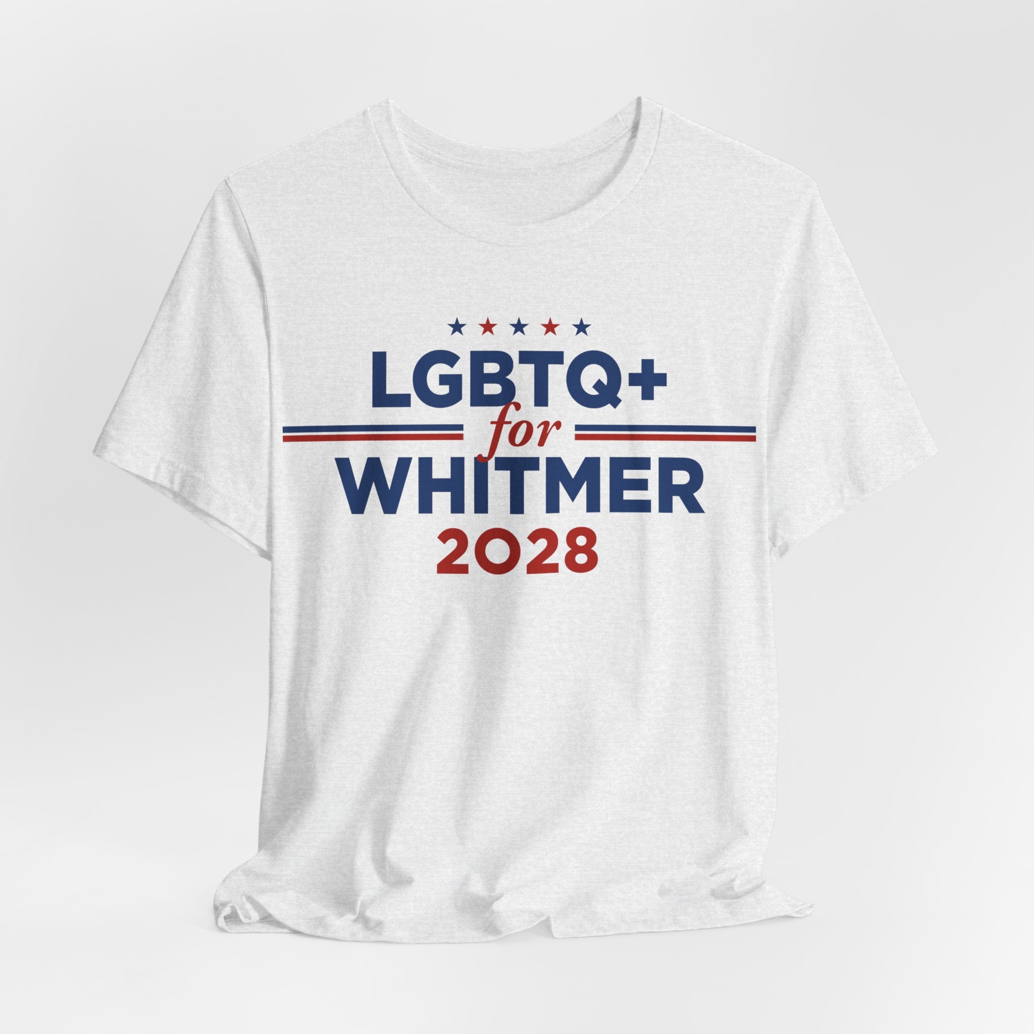 LGBTQ+ for Gretchen Whitmer for President Campaign T-Shirt 2028