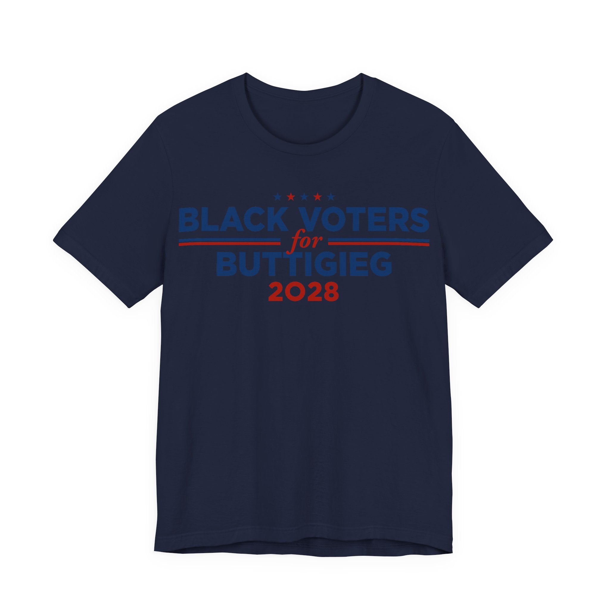 Black Voters for Pete Buttigieg Campaign T-Shirt for President 2028