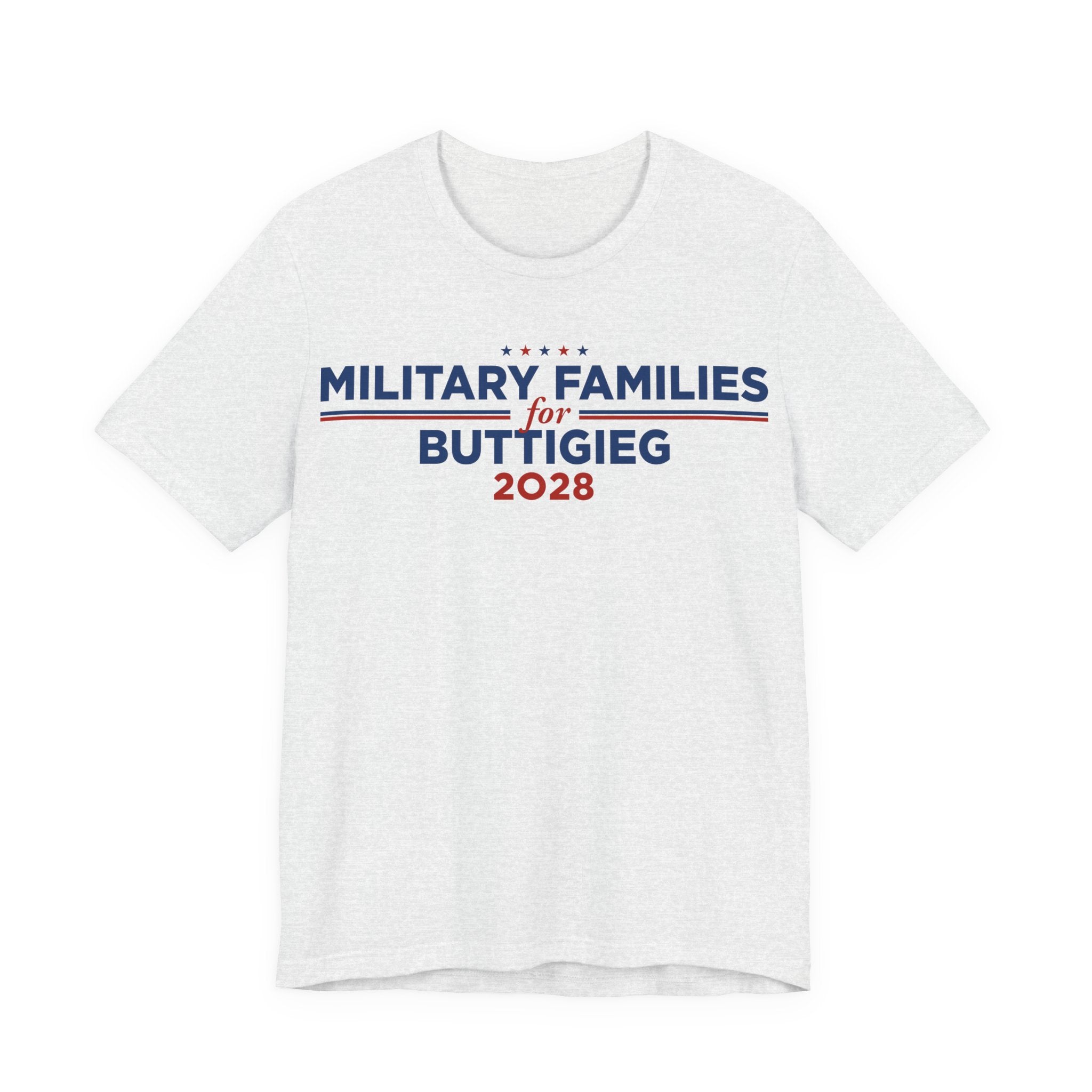 Military Families for Pete Buttigieg for President Campaign T-Shirt 2028