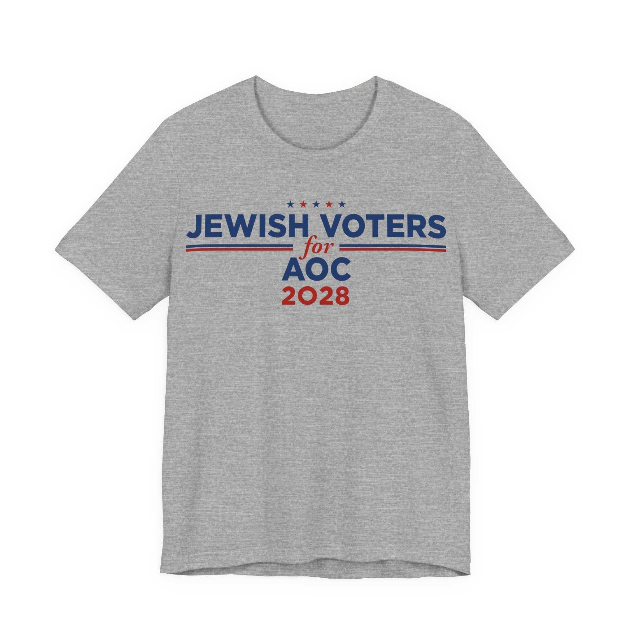 Jewish Voters for AOC for President Campaign T-Shirt 2028