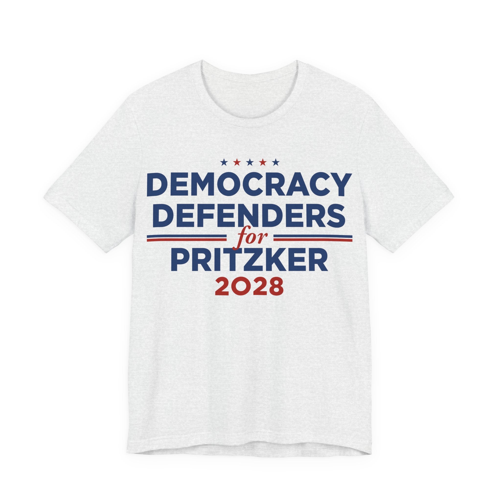 Democracy Defenders for J.B. Pritzker for President Campaign T-Shirt 2028