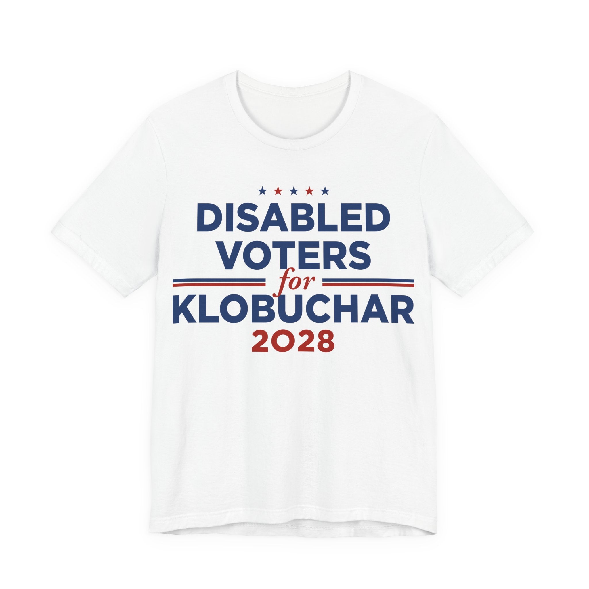 Disabled Voters for Amy Klobuchar for President Campaign T-Shirt 2028