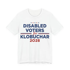 Disabled Voters for Amy Klobuchar for President Campaign T-Shirt 2028
