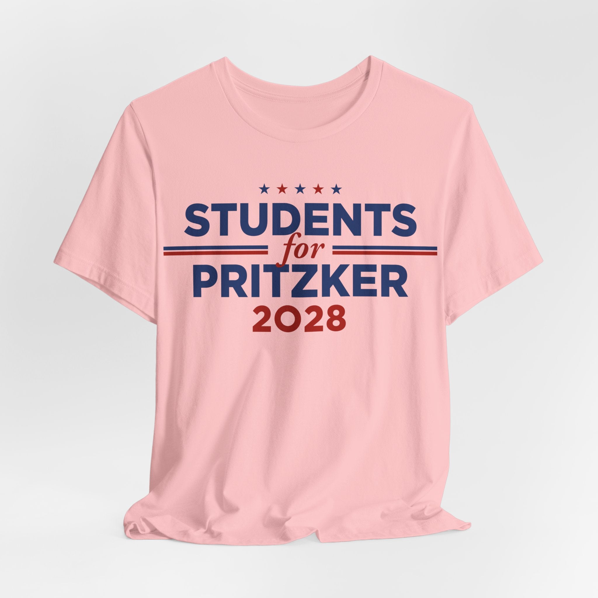 Students for J.B. Pritzker for President Campaign T-Shirt 2028