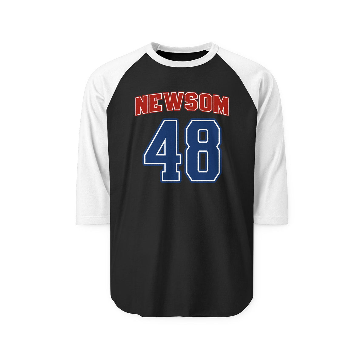 Team Gavin Newsom - 48th President Vintage Varsity Baseball T-Shirt