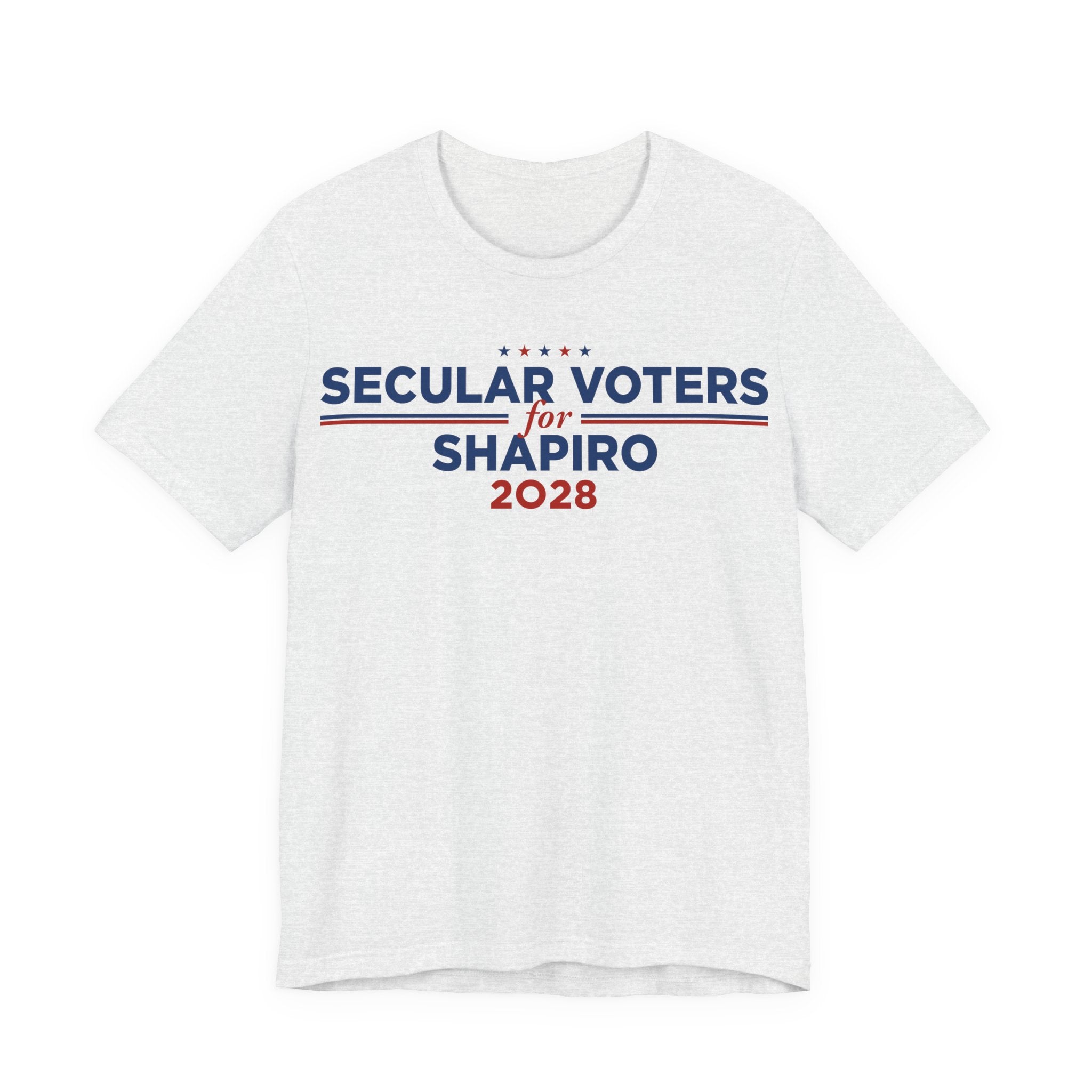 Secular Voters for Josh Shapiro for President Campaign T-Shirt 2028