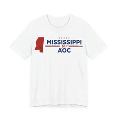 Mississippi for AOC for President Campaign T-Shirt 2028