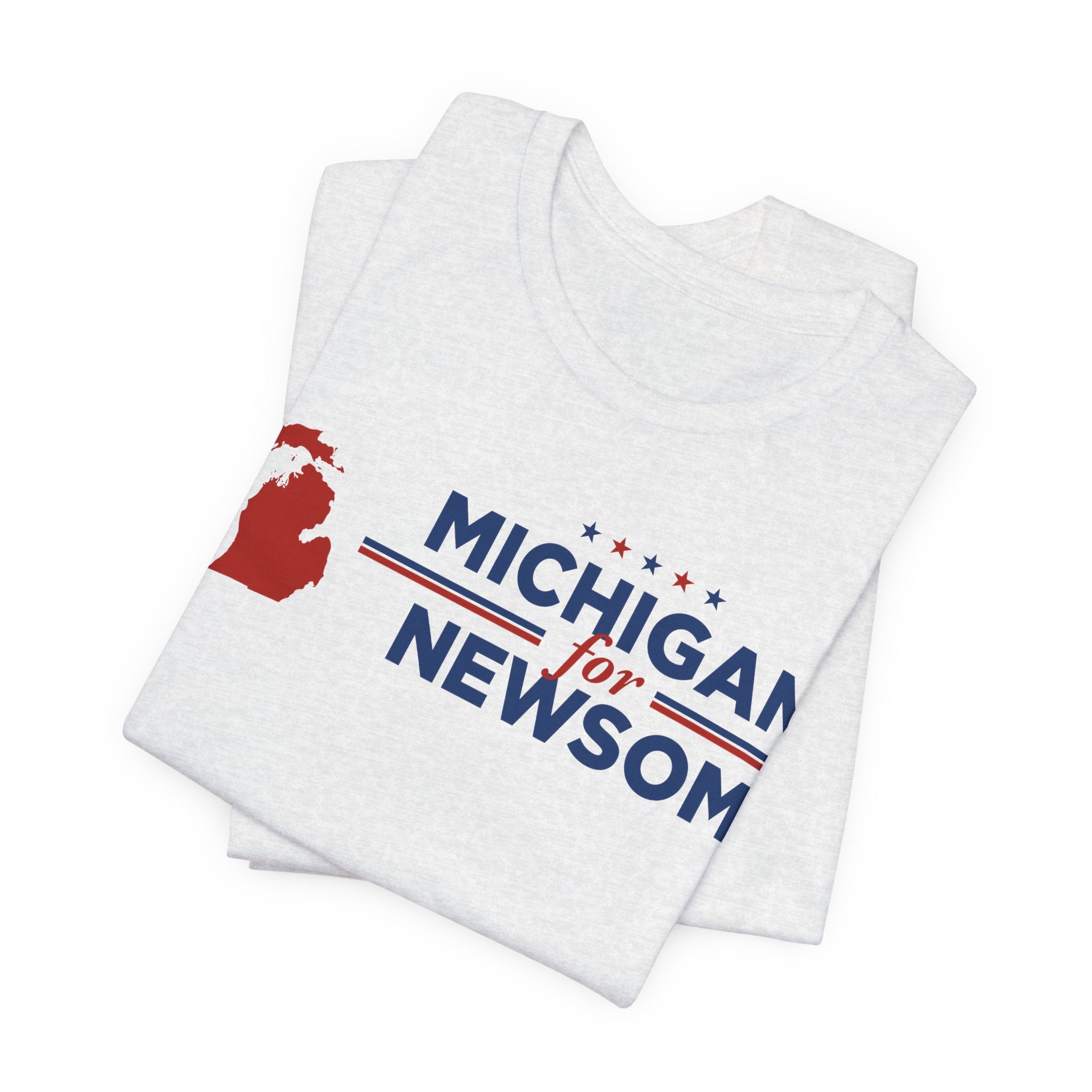 Michigan for Gavin Newsom for President Campaign T-Shirt 2028