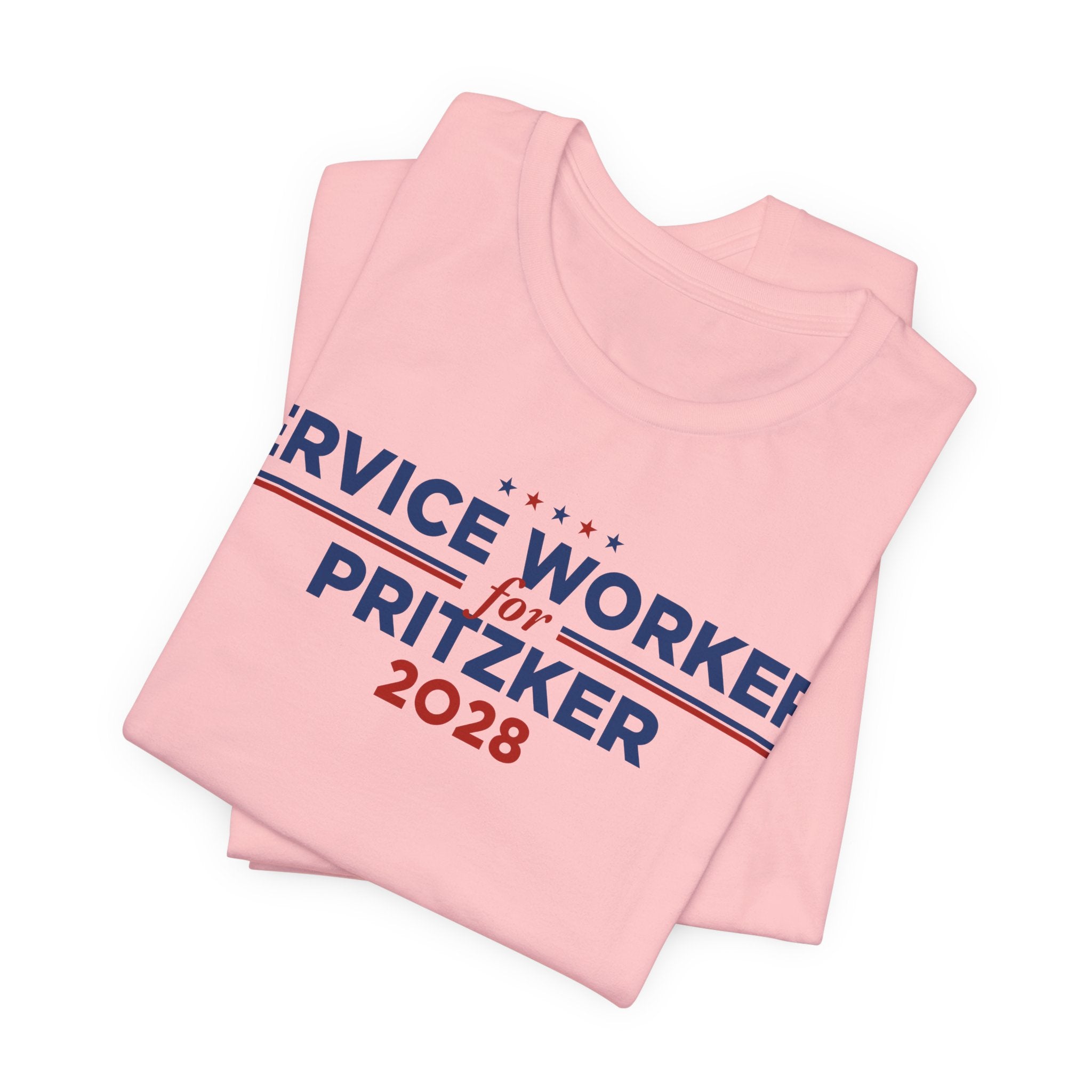 Service Workers for J.B. Pritzker for President Campaign T-Shirt 2028