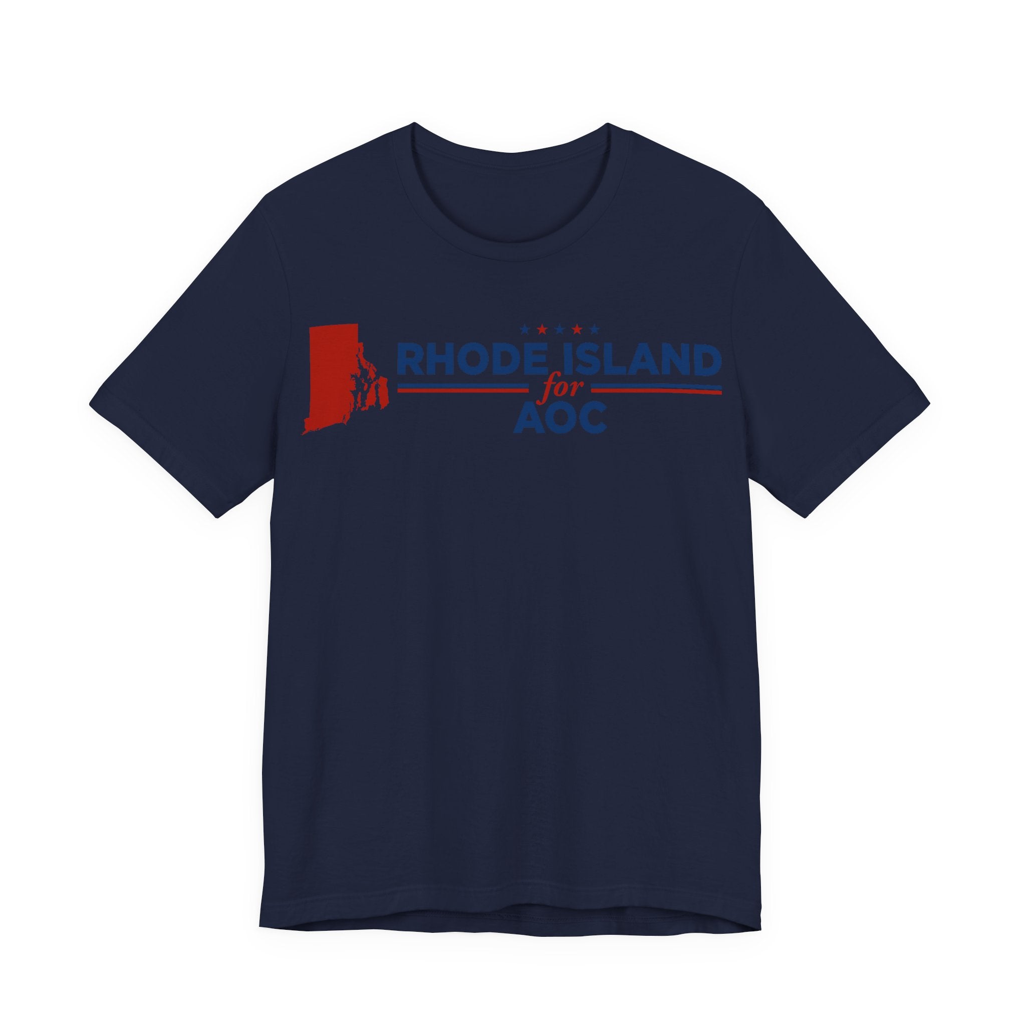 Rhode Island for AOC for President Campaign T-Shirt 2028
