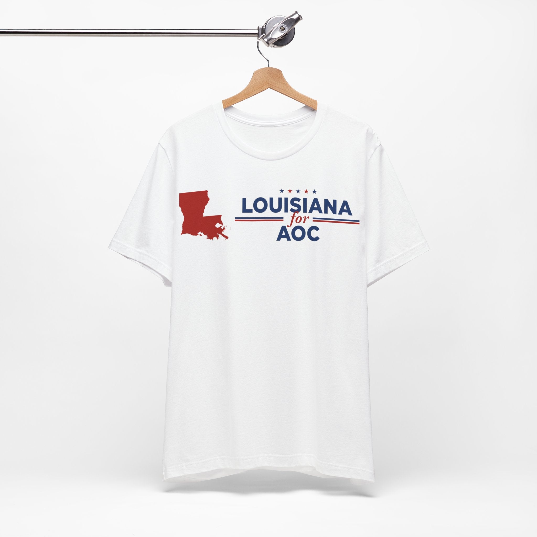 Louisiana for AOC for President Campaign T-Shirt 2028